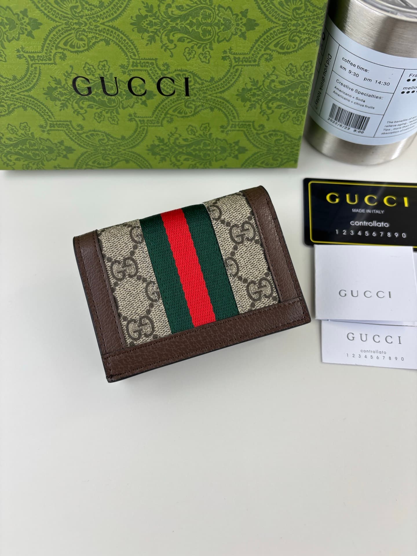 Gucci Brown Wallet 523155