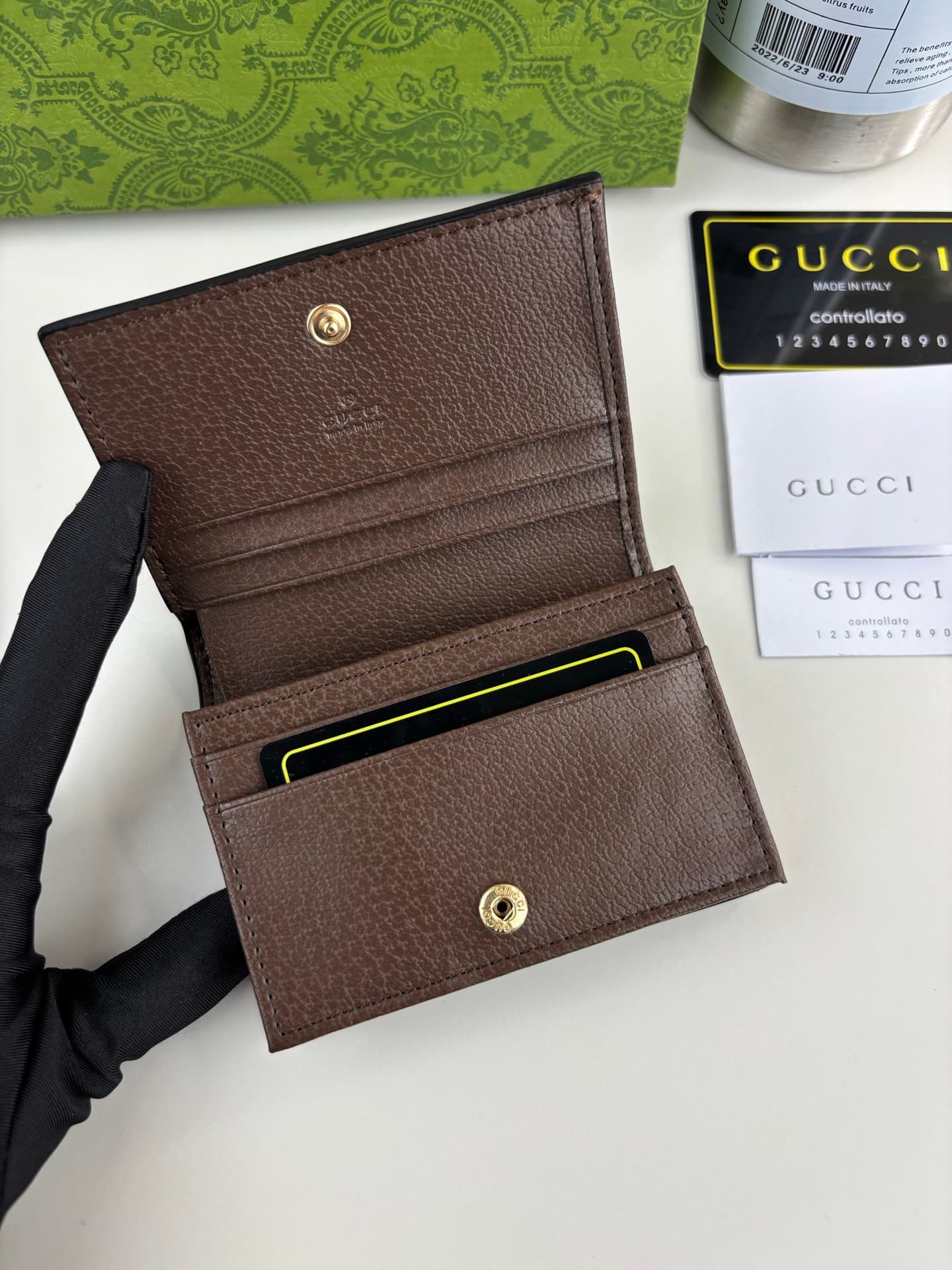 Gucci Brown Wallet 523155