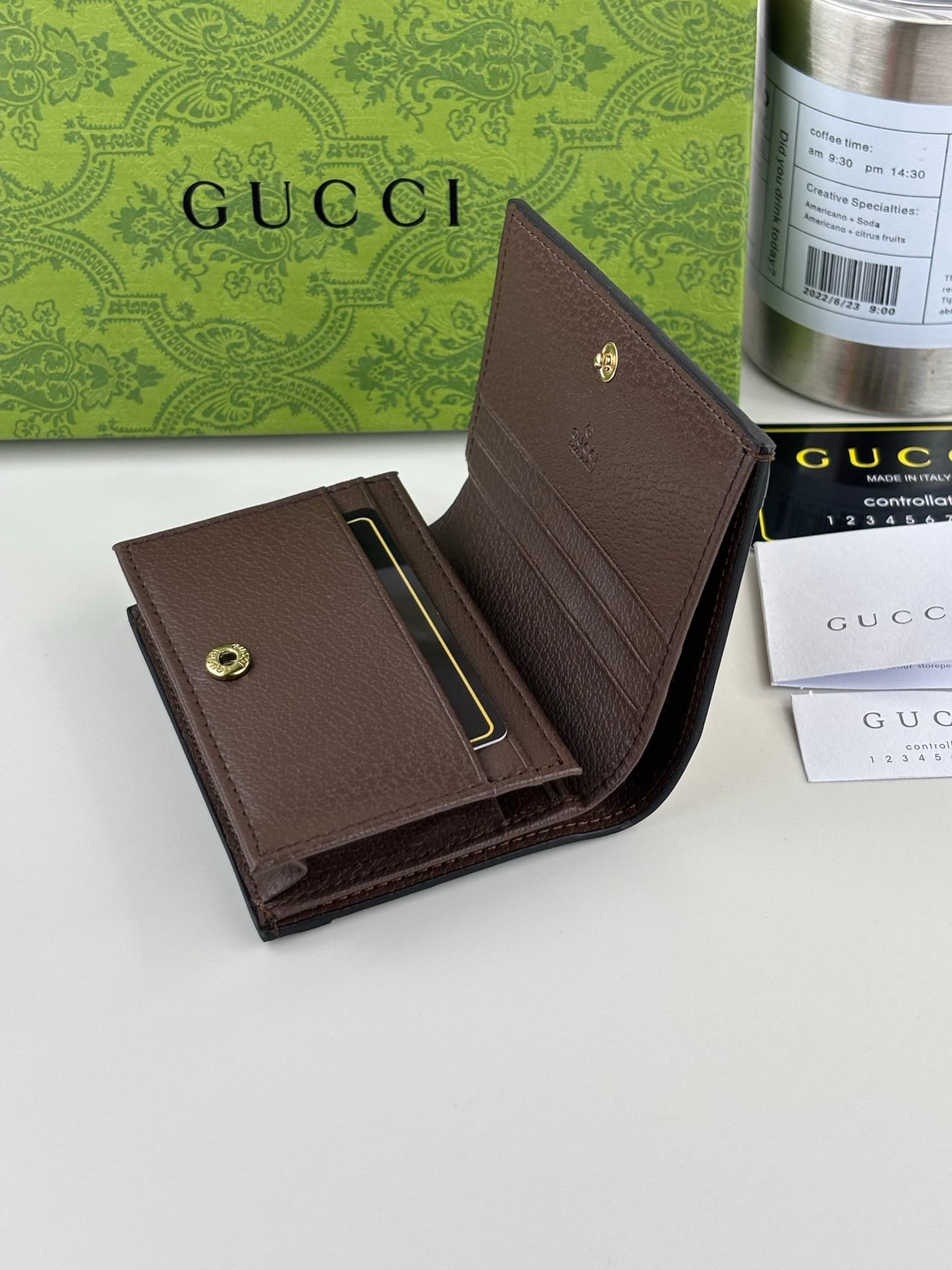 Gucci Brown Wallet 523155