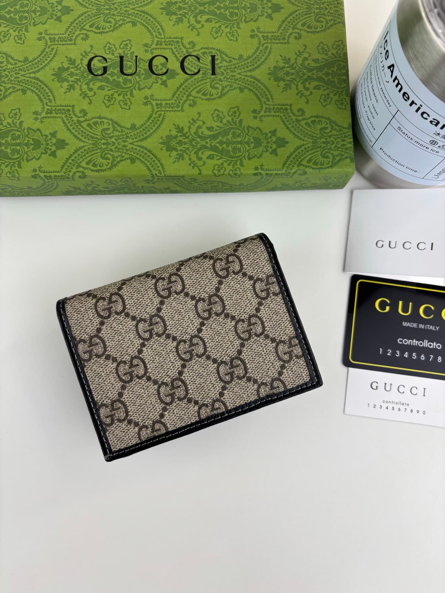 Gucci Black Wallet 621887