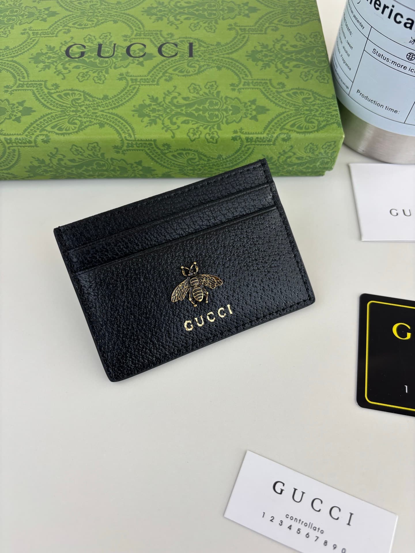 Gucci Black Wallet 523665