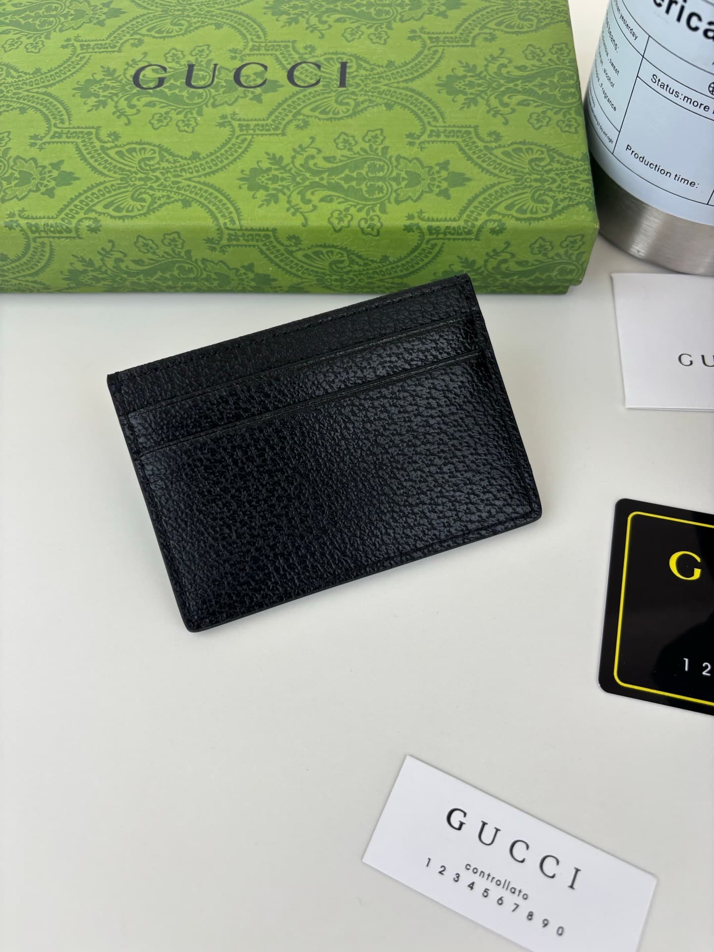 Gucci Black Wallet 523665