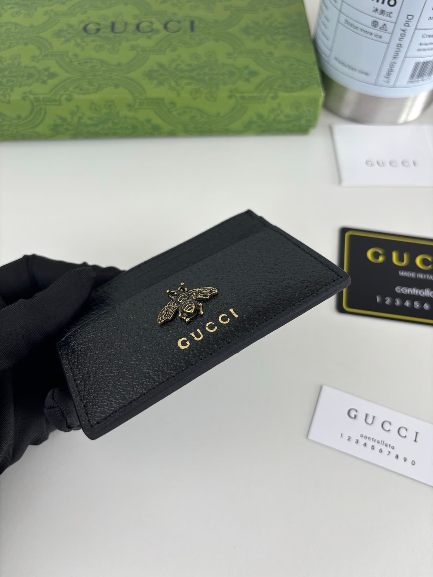 Gucci Black Wallet 523665