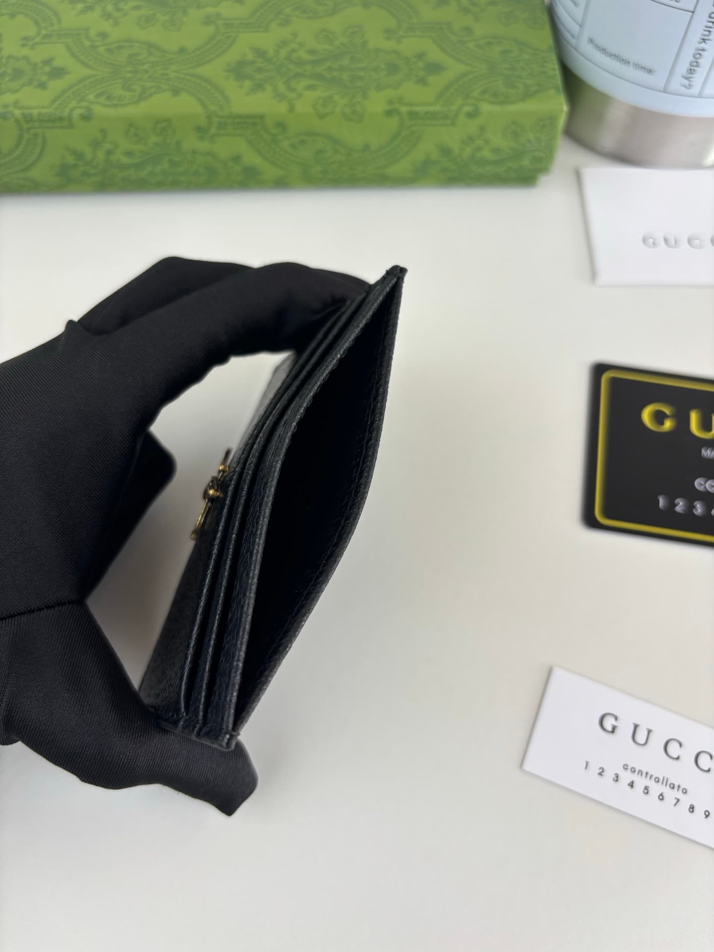 Gucci Black Wallet 523665