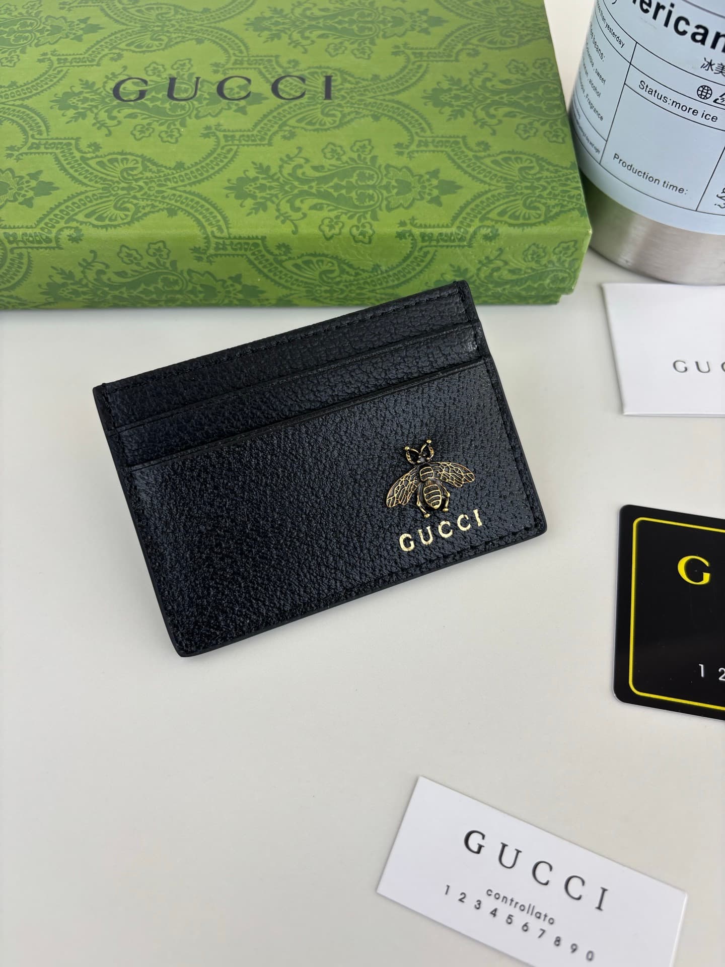Gucci Black Wallet 523685