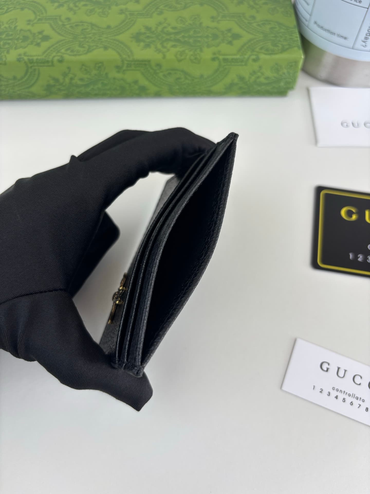 Gucci Black Wallet 523685
