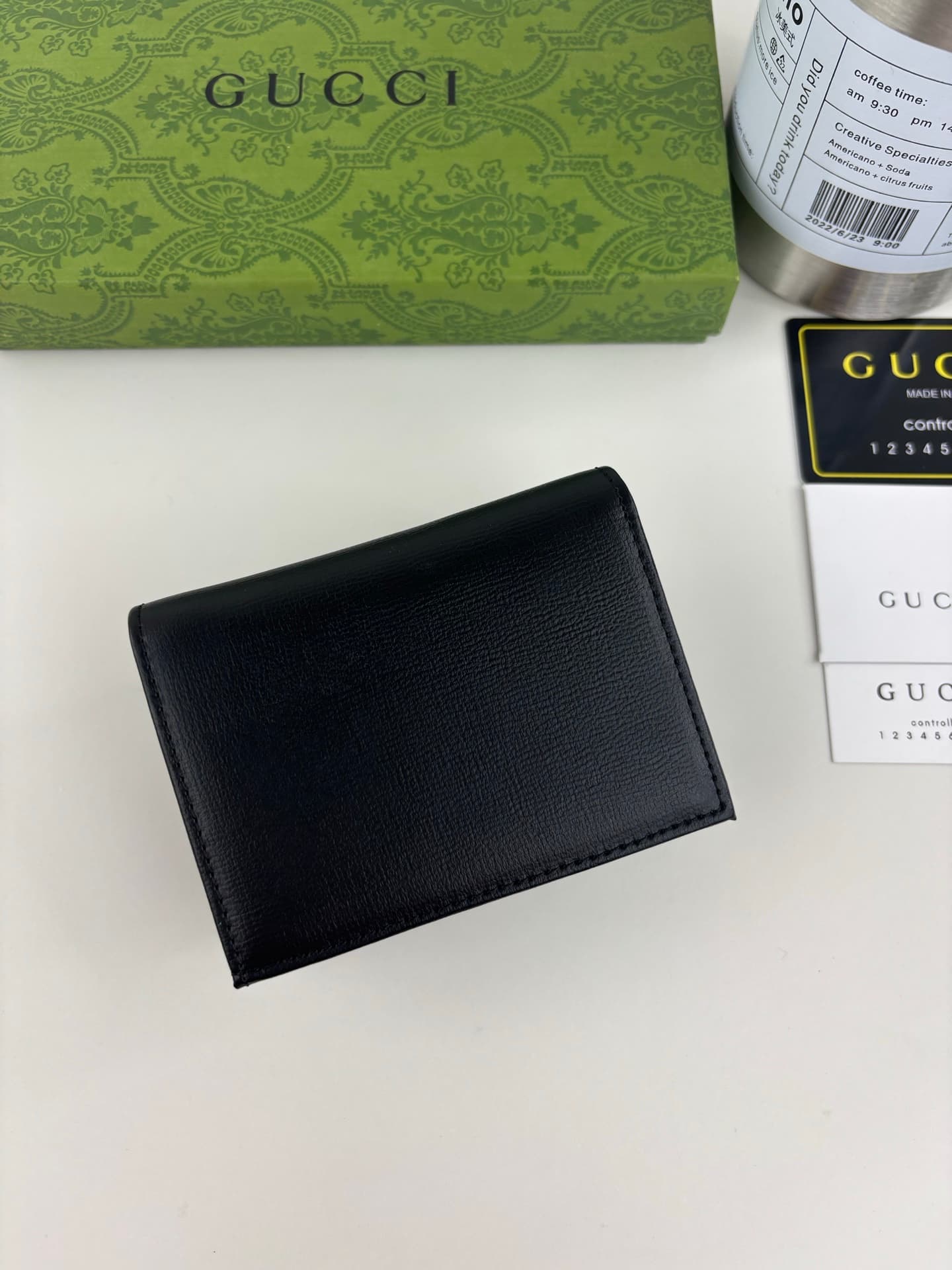 Gucci Black Wallet 621887