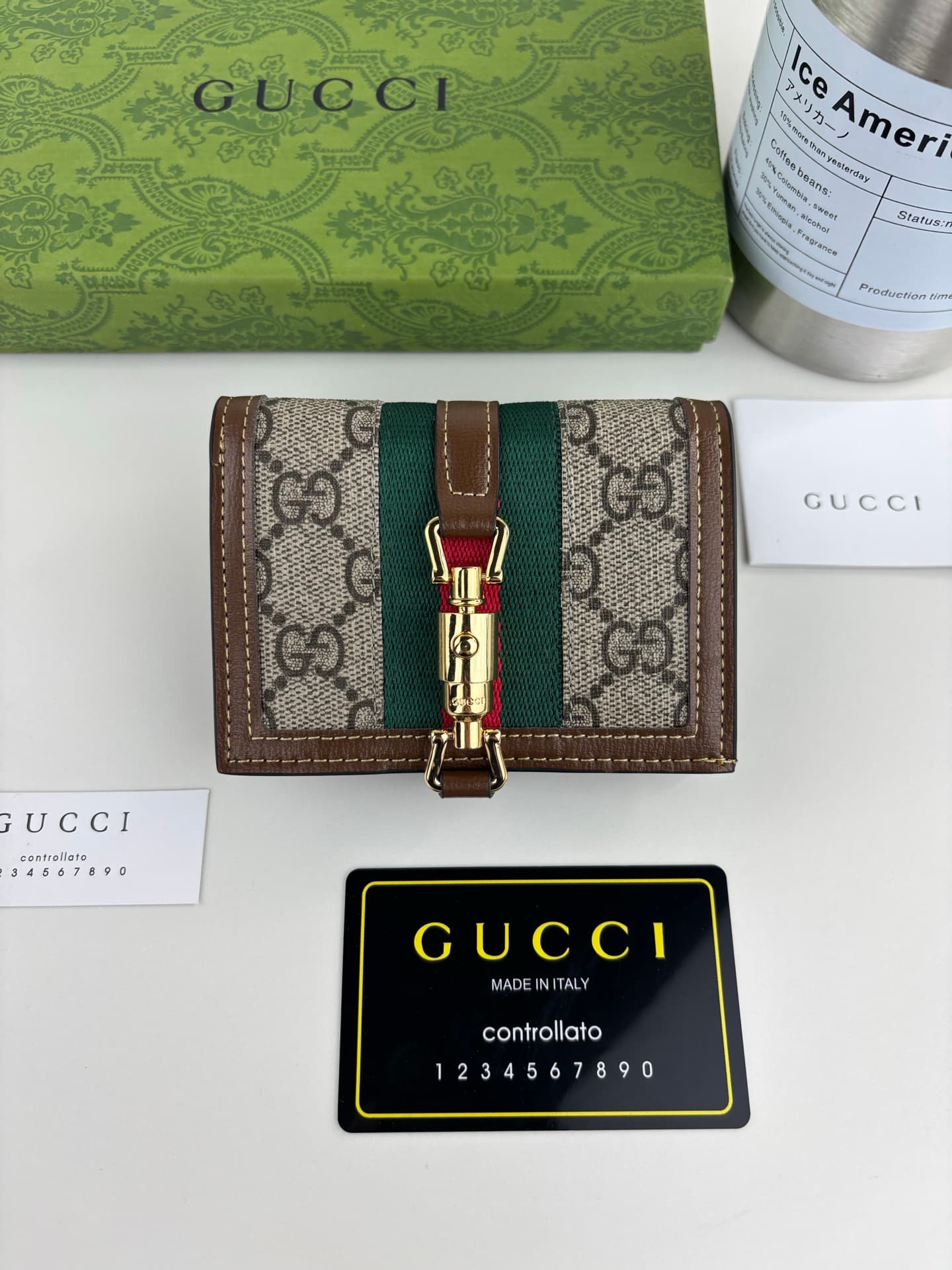 Gucci Gold Wallet 645536