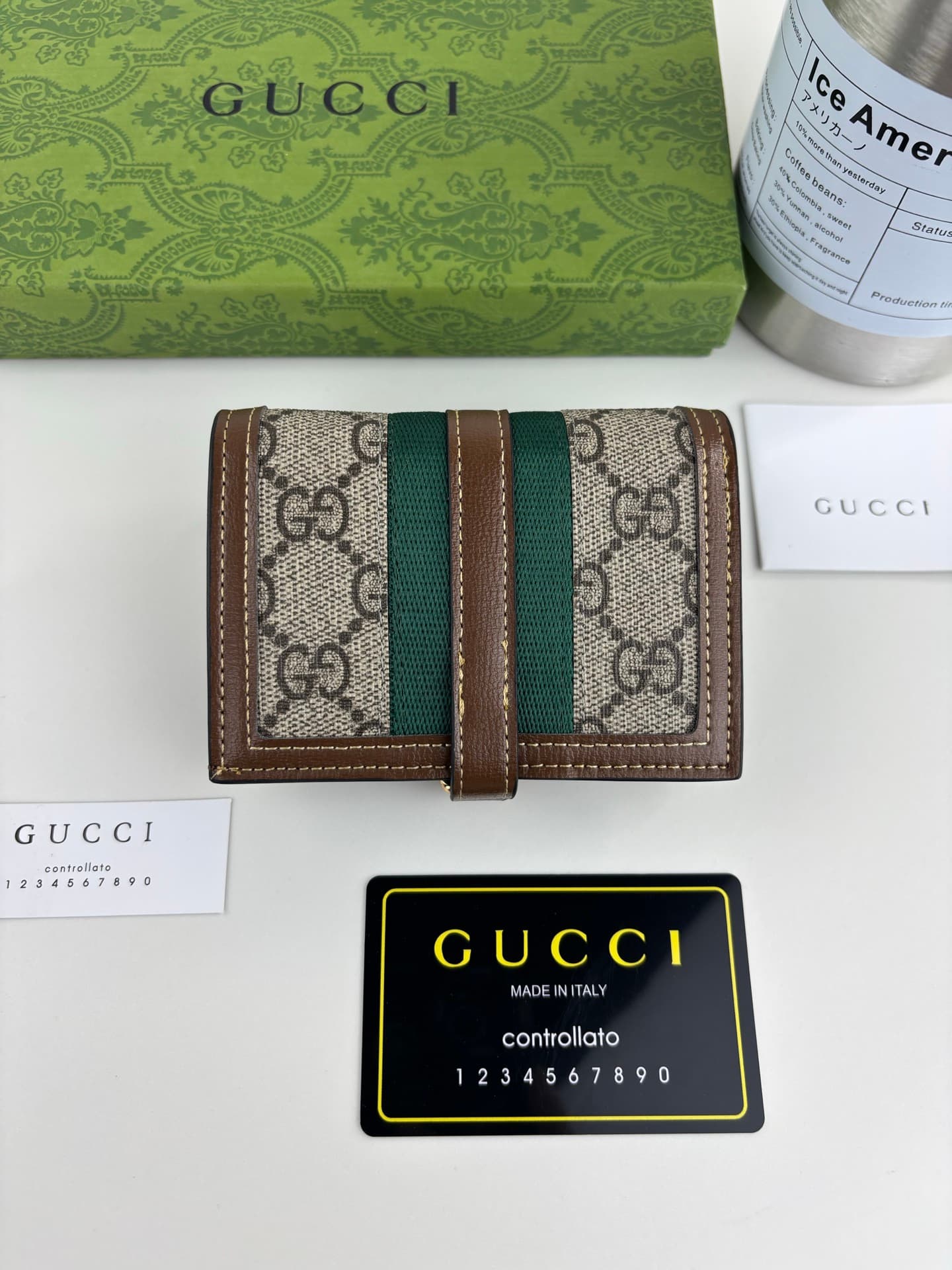 Gucci Gold Wallet 645536