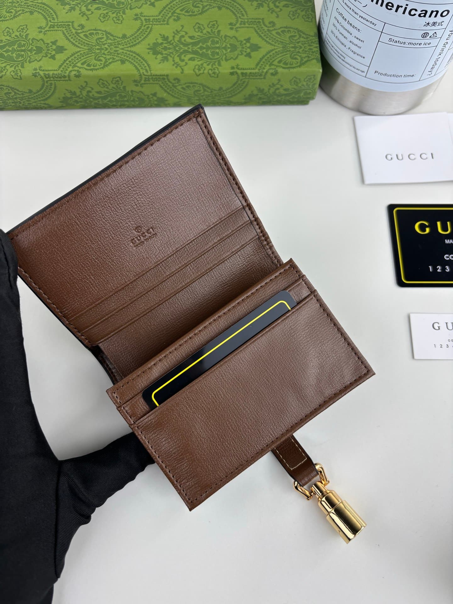 Gucci Gold Wallet 645536