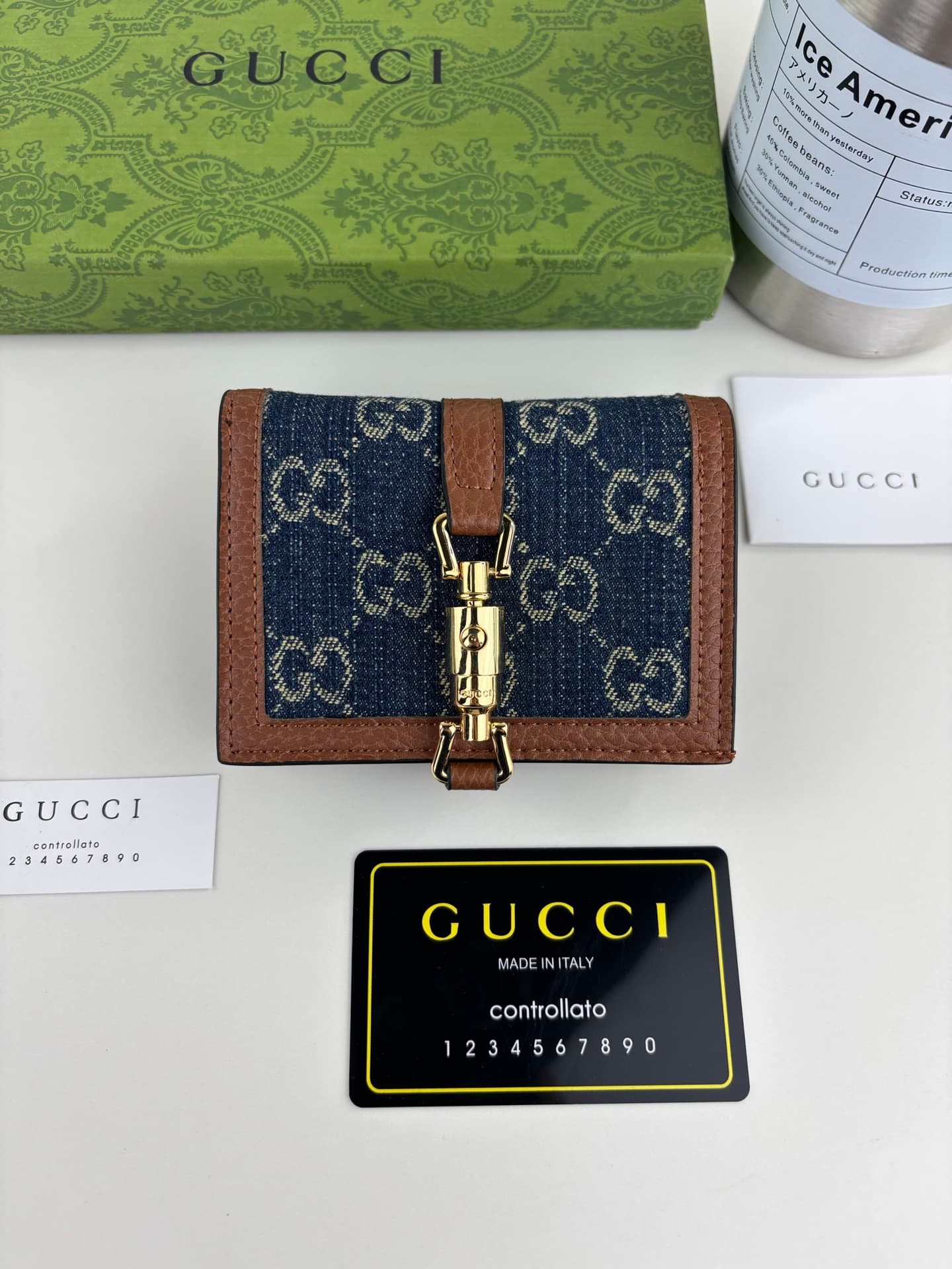 Gucci Yellow Wallet 645536