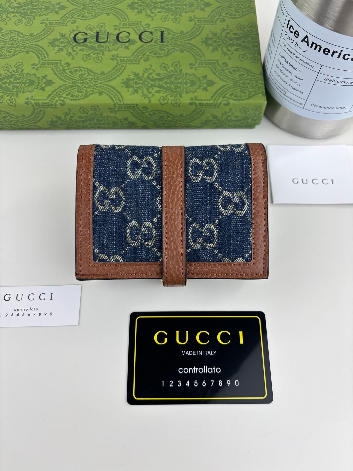 Gucci Yellow Wallet 645536