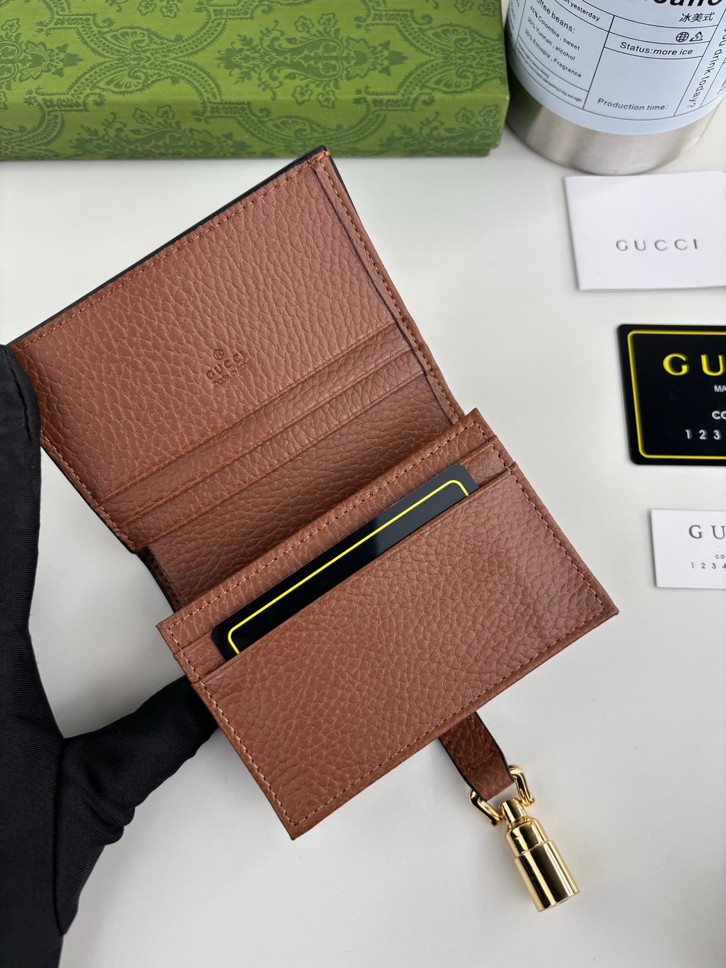 Gucci Yellow Wallet 645536