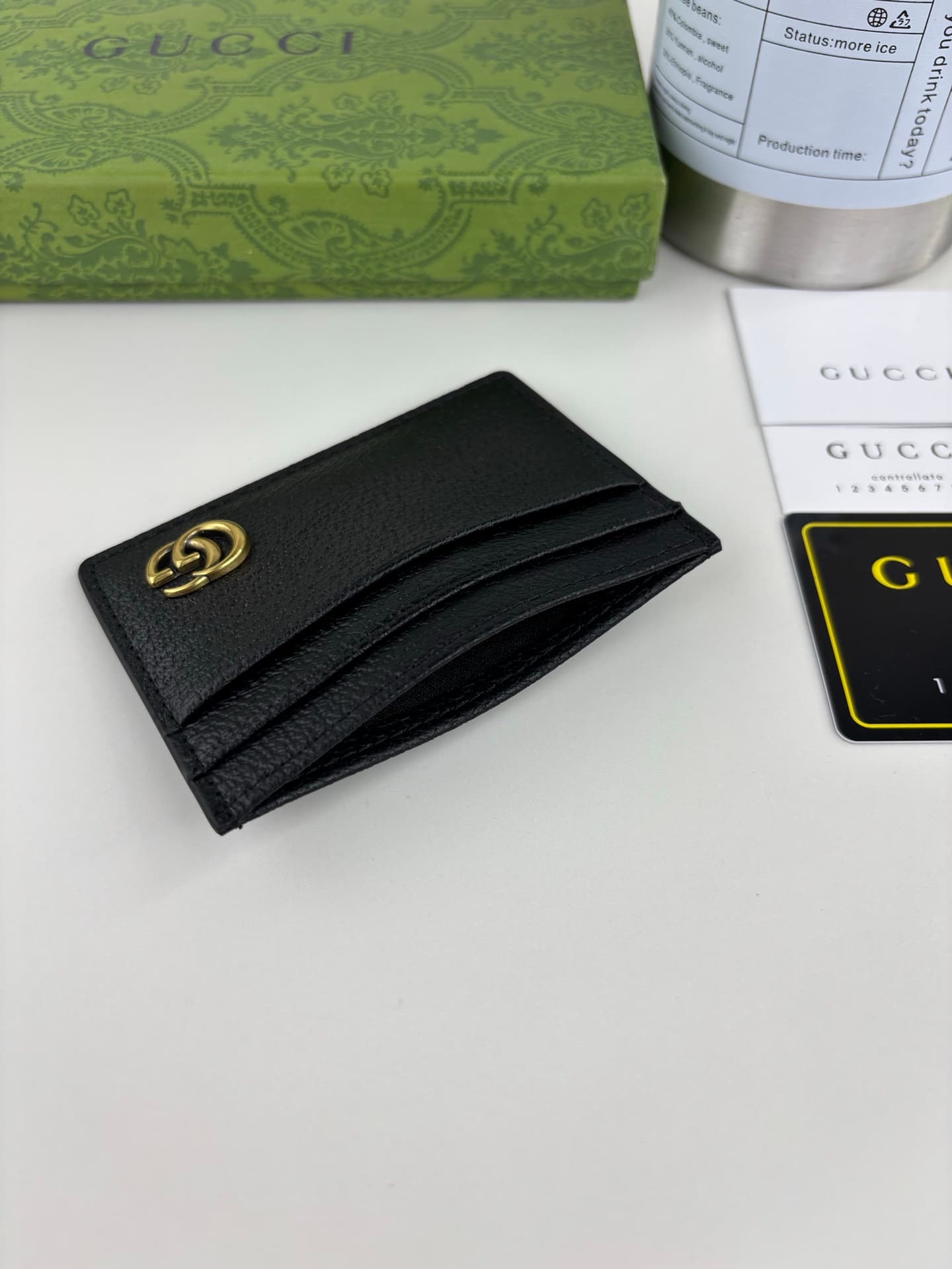 Gucci Black Wallet 657588