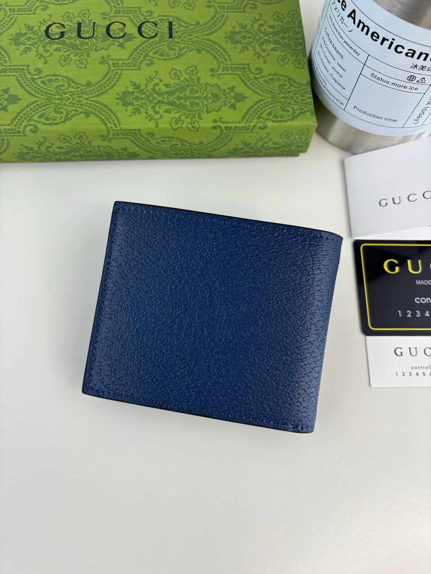 Gucci Blue Wallet 428726