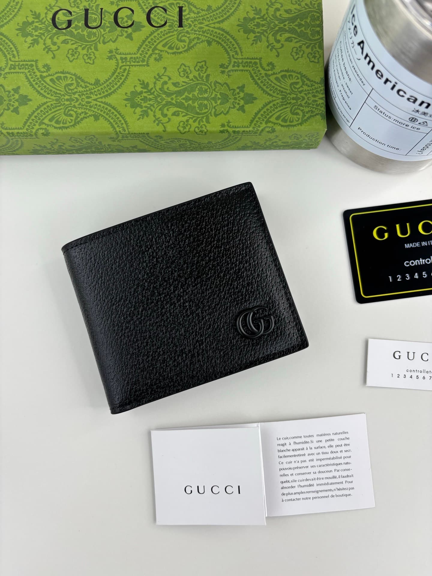 Gucci Black Wallet 428726