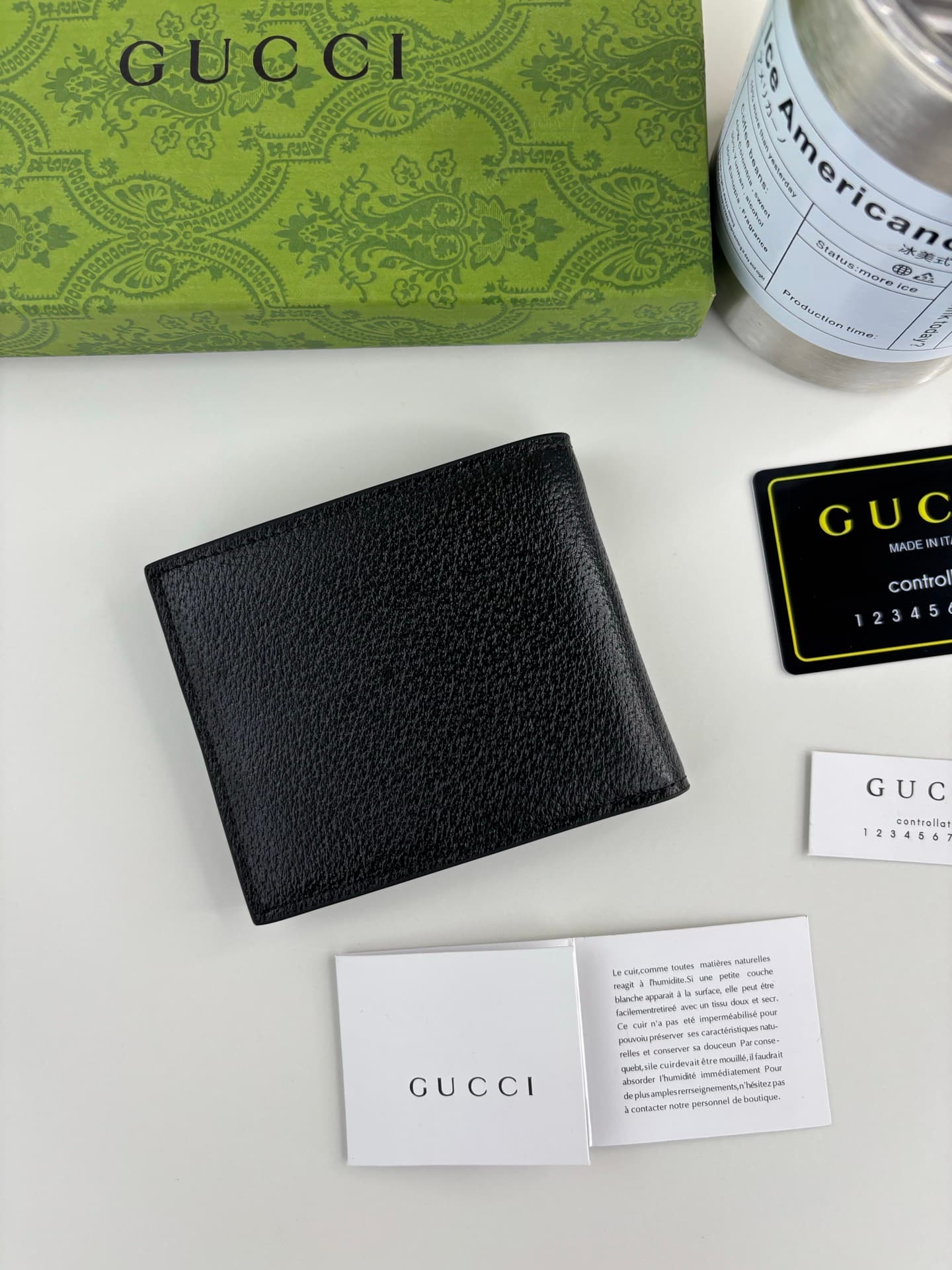 Gucci Black Wallet 428726