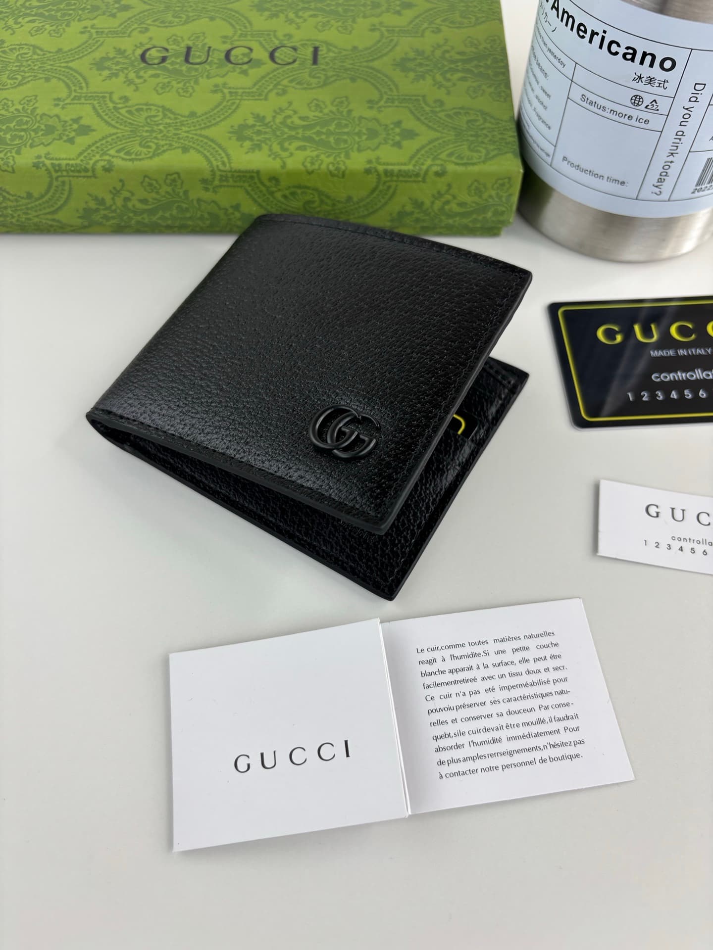 Gucci Black Wallet 428726
