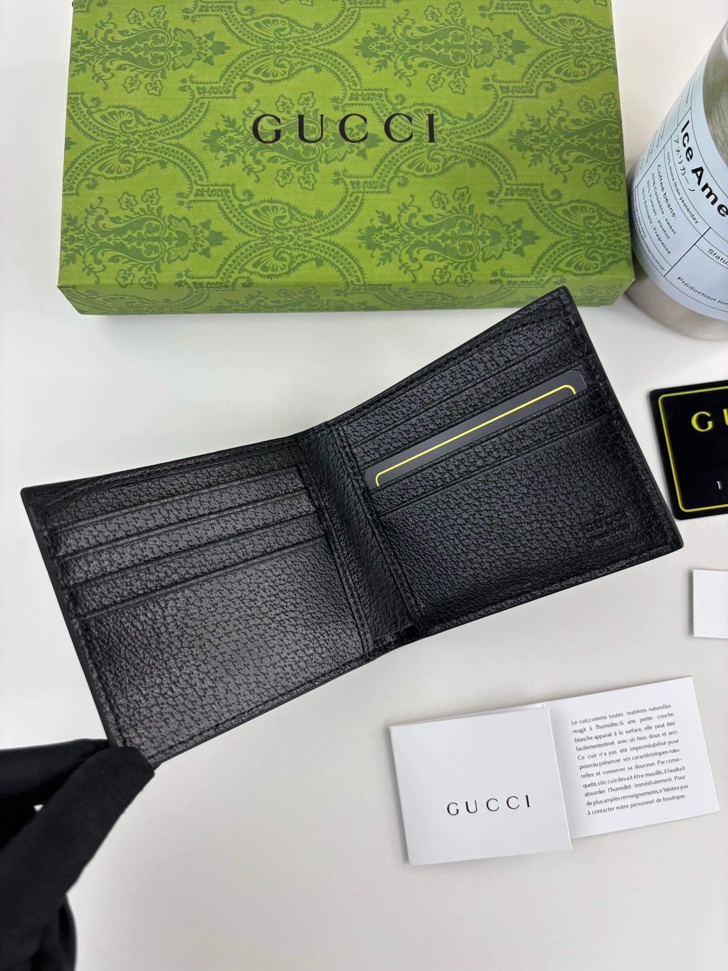 Gucci Black Wallet 428726