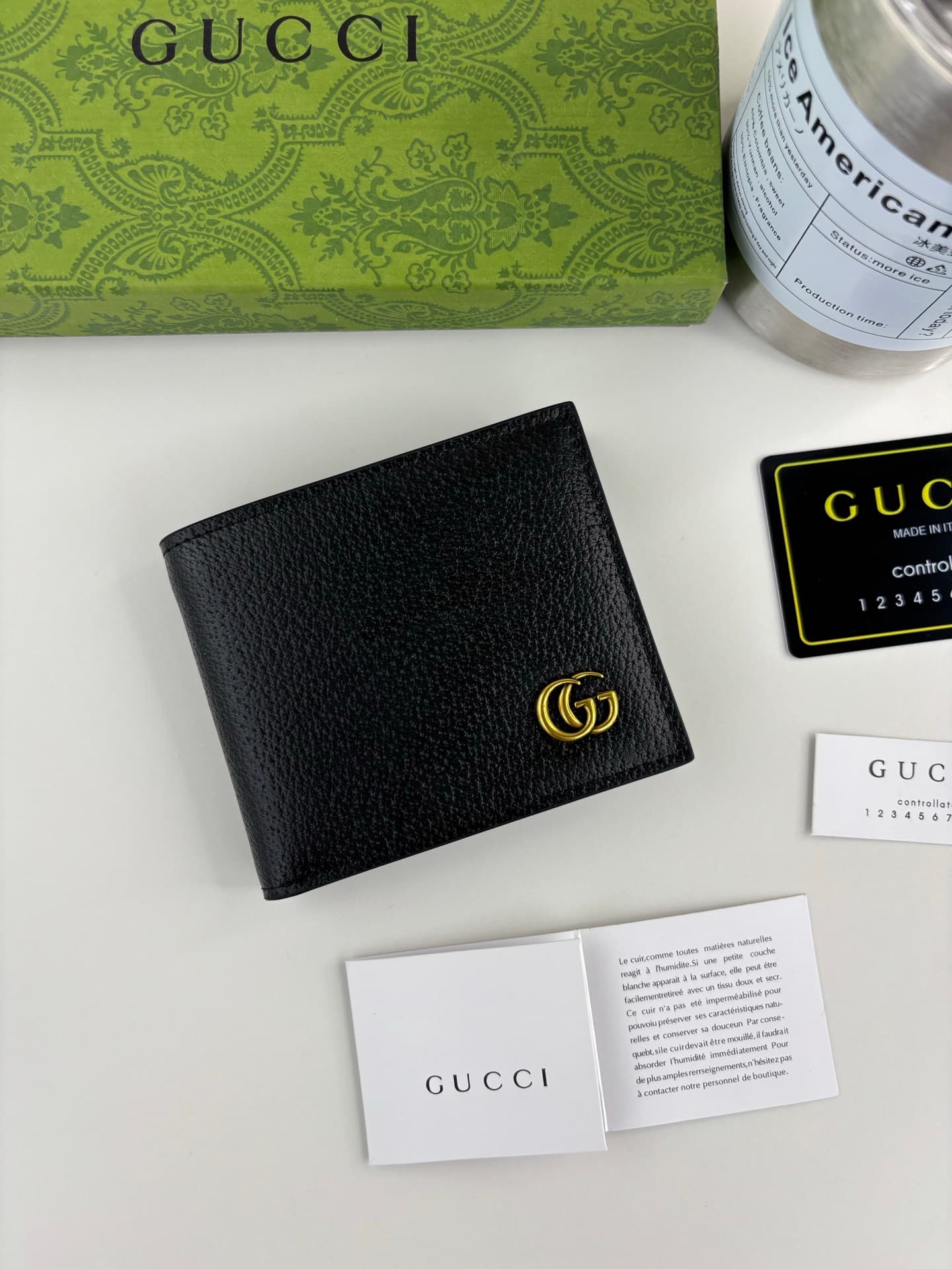 Gucci Black Wallet 428726