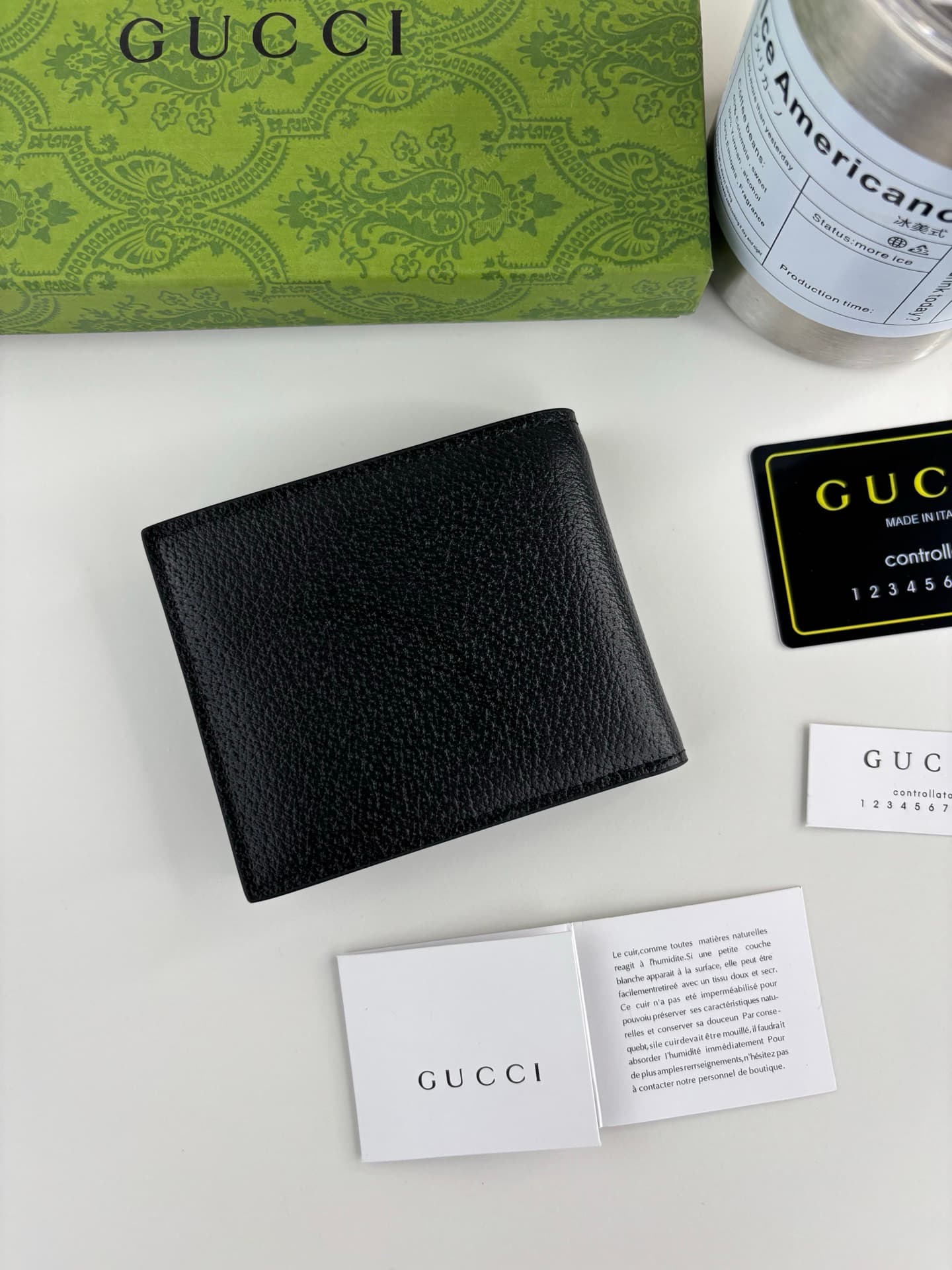 Gucci Black Wallet 428726