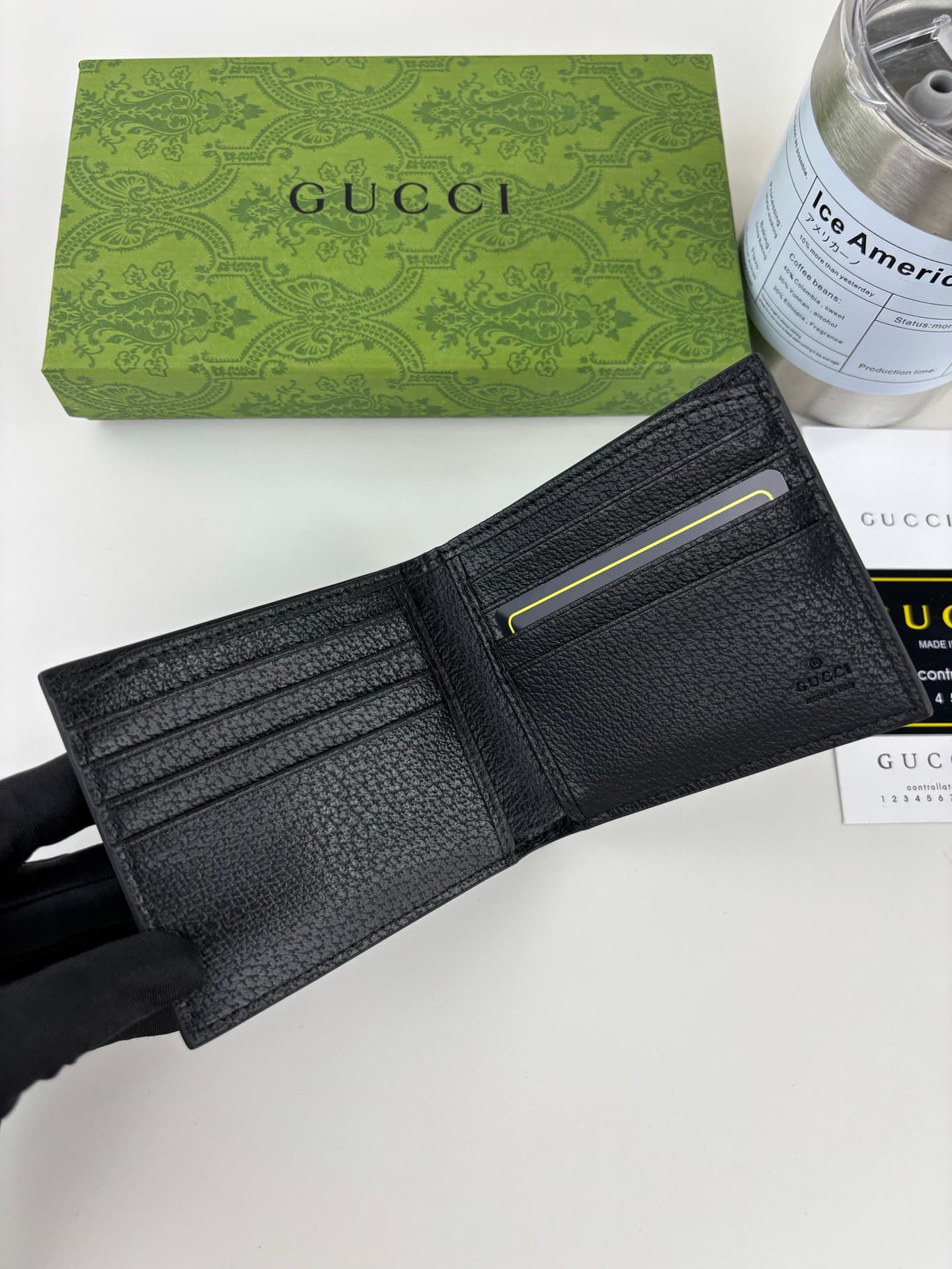Gucci Black Wallet 700462