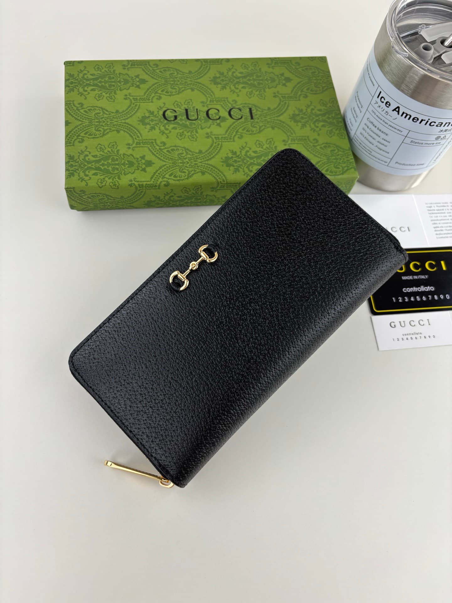 Gucci Black Wallet 700484