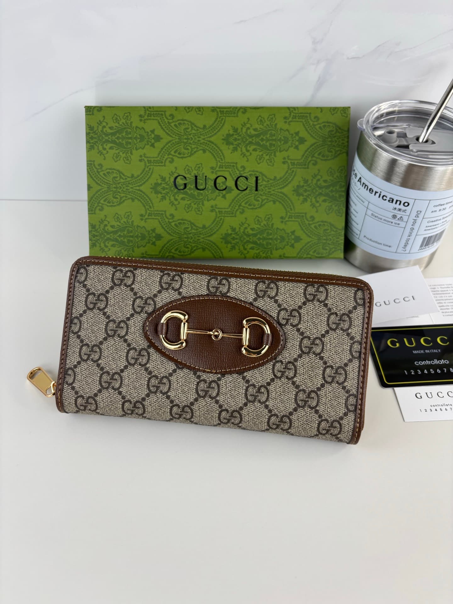 Gucci Brown Wallet 621889