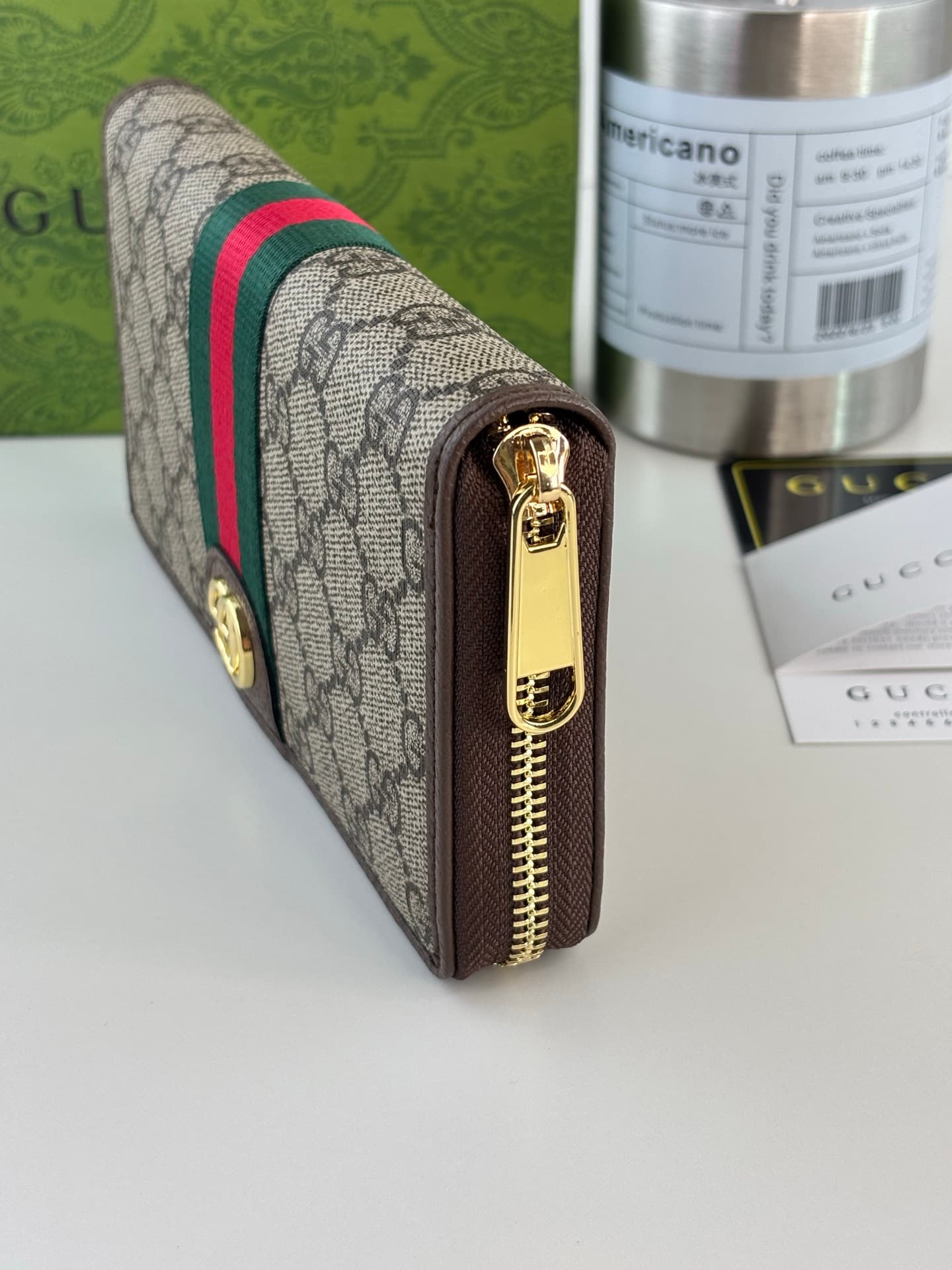 Gucci Green Wallet 838484