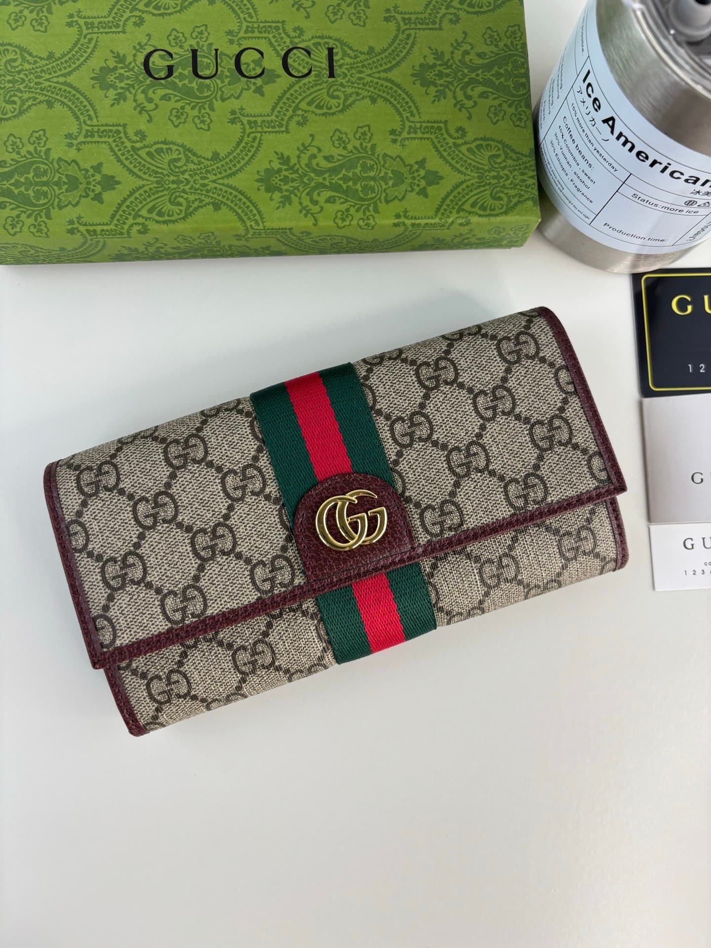 Gucci Green Wallet 838485