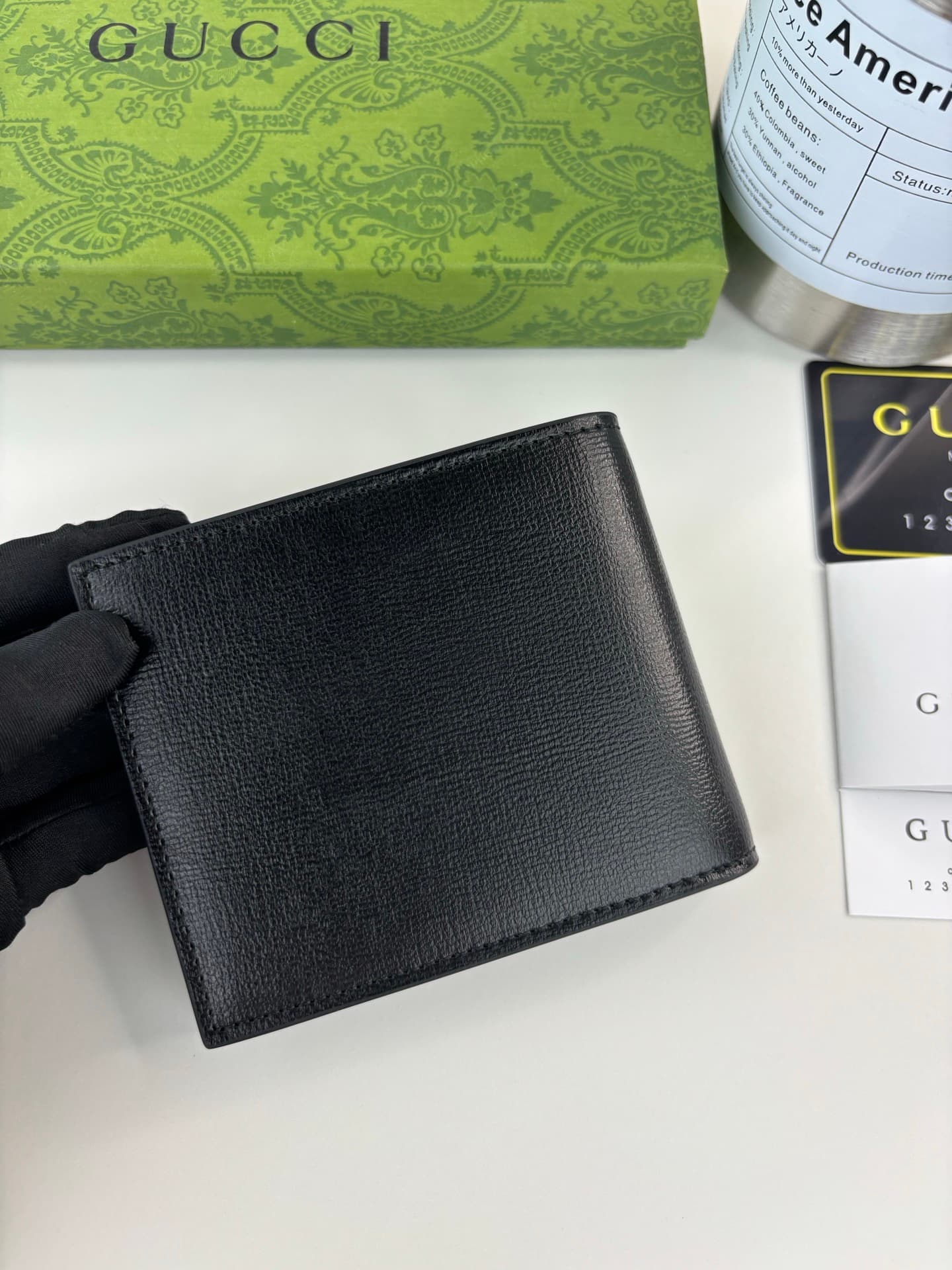 Gucci Black Wallet 428726