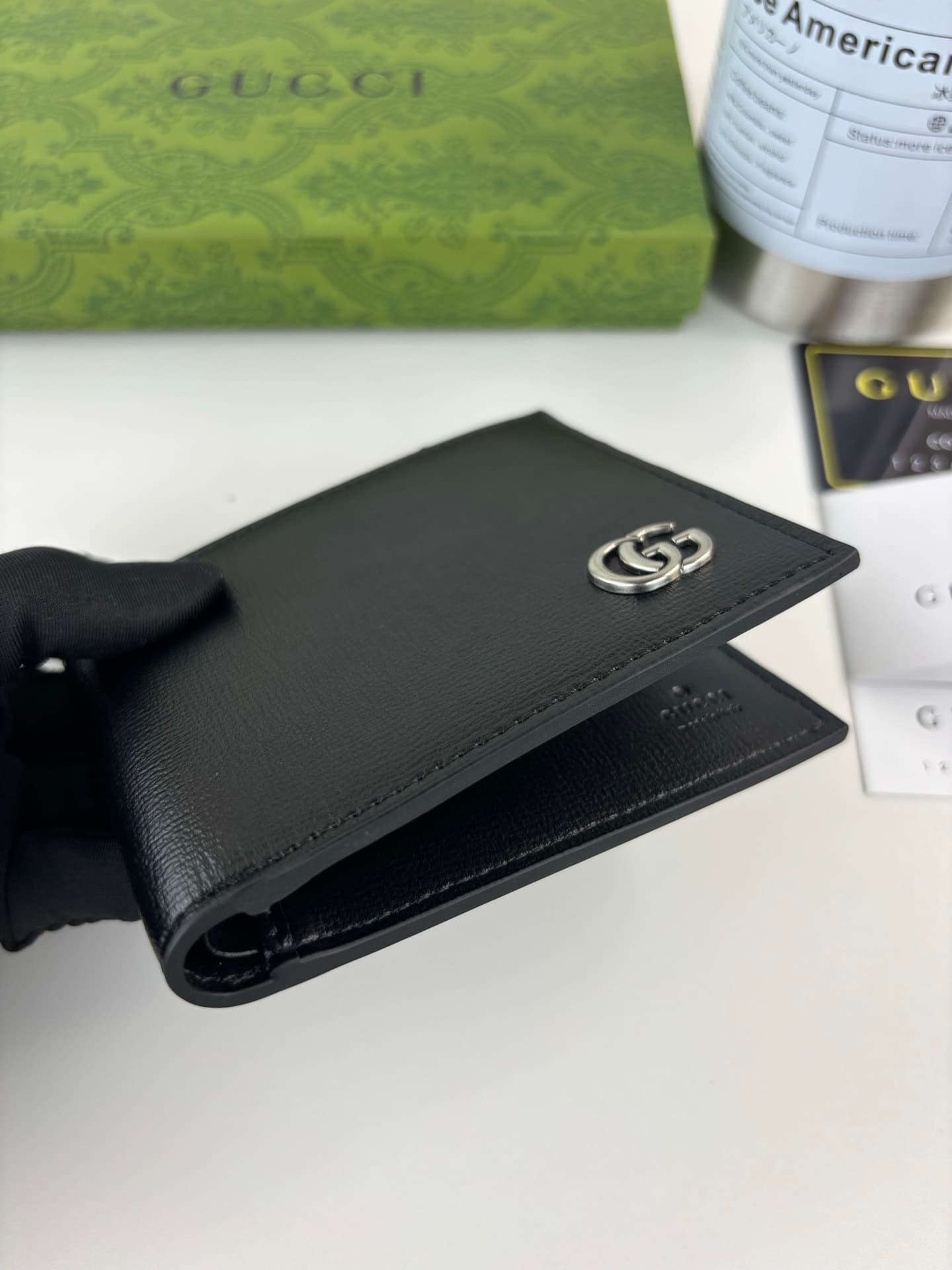 Gucci Black Wallet 428726