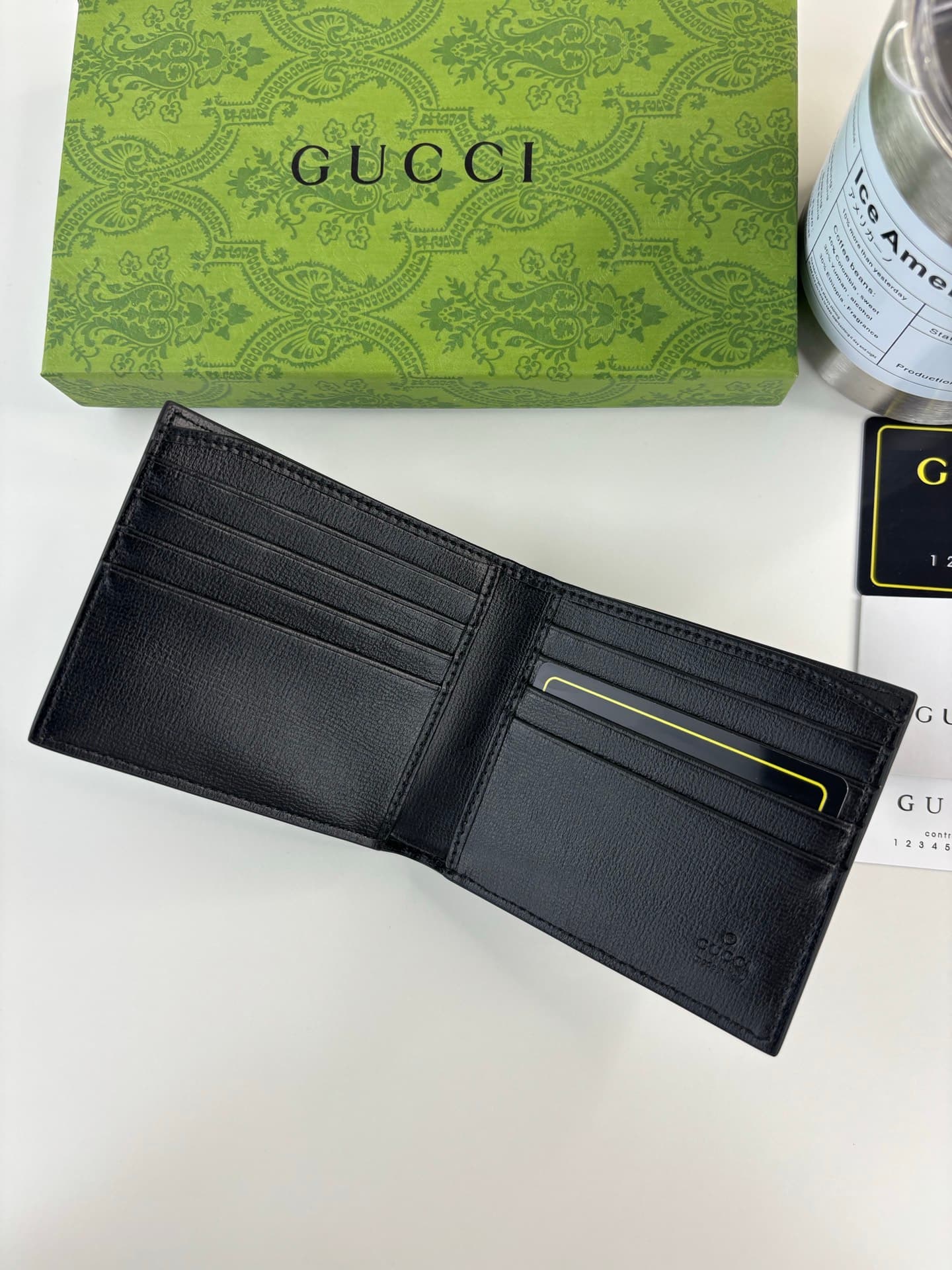 Gucci Black Wallet 428726