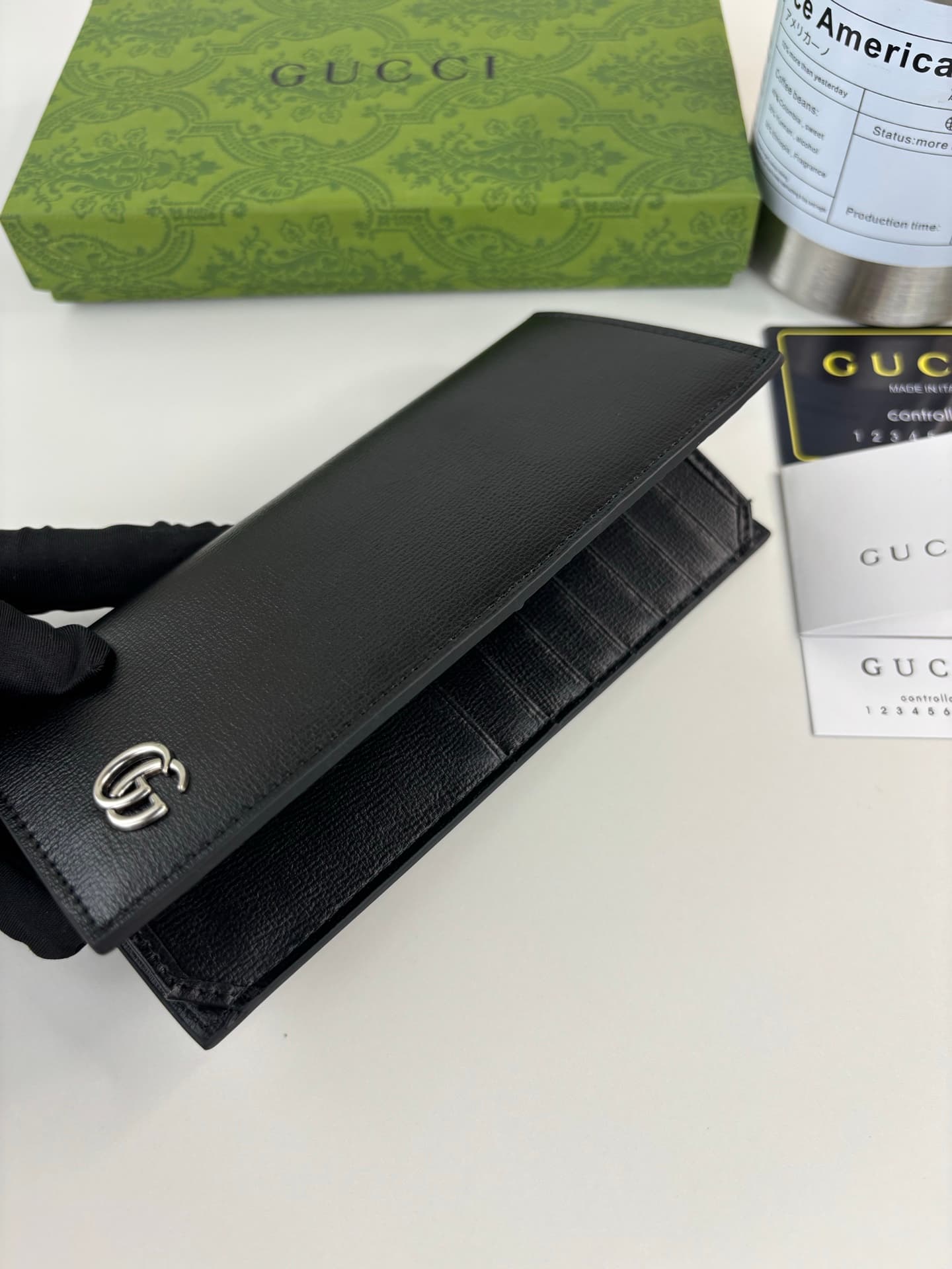 Gucci Black Wallet 428740