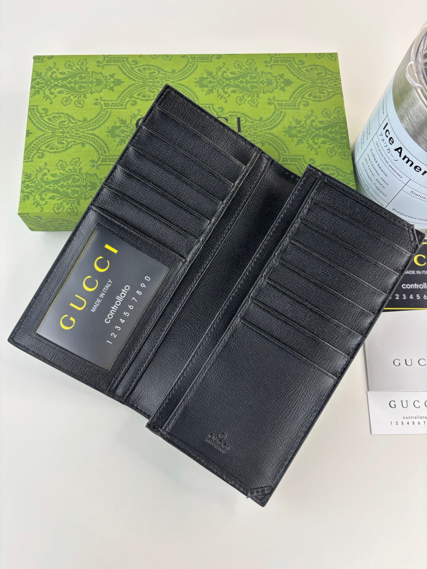 Gucci Black Wallet 428740