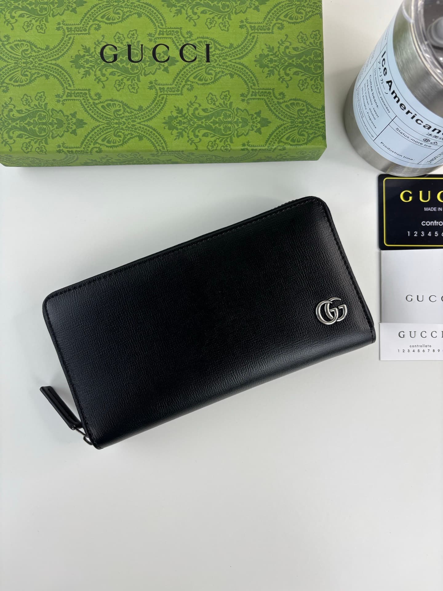 Gucci Black Wallet 428736
