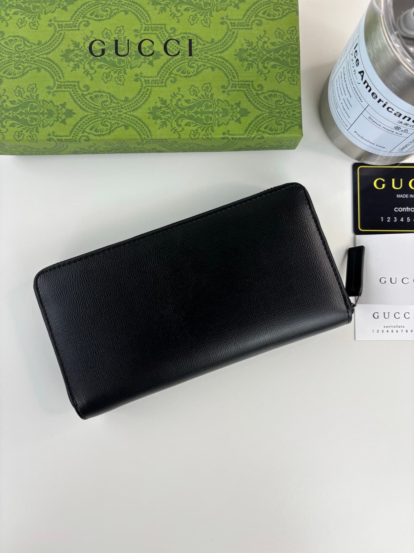 Gucci Black Wallet 428736