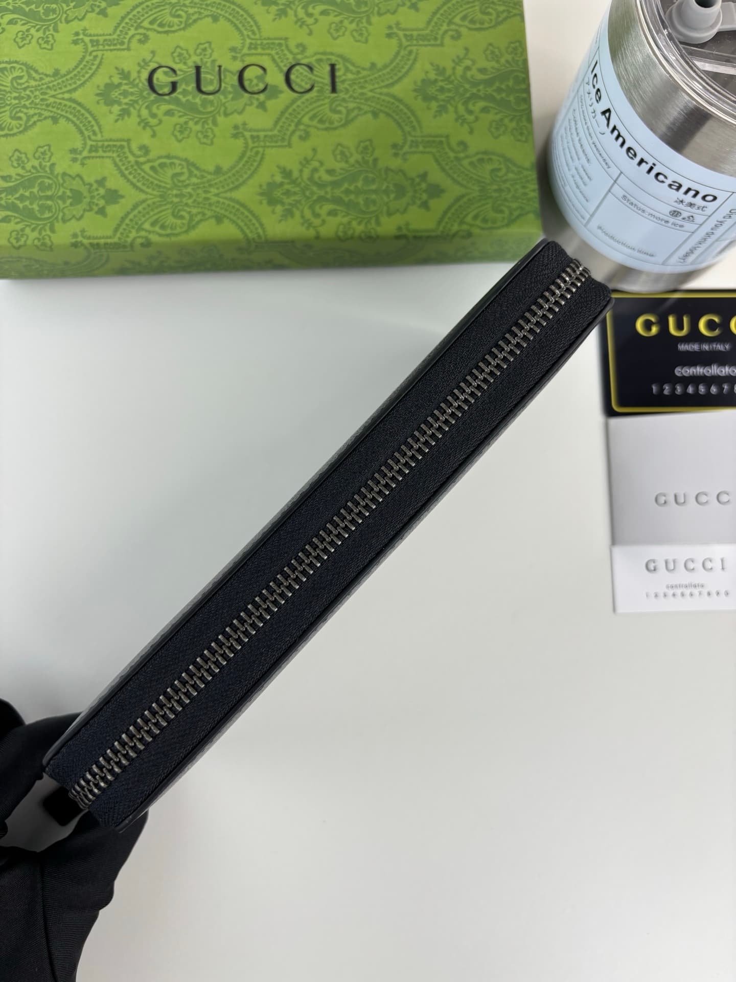 Gucci Black Wallet 428736