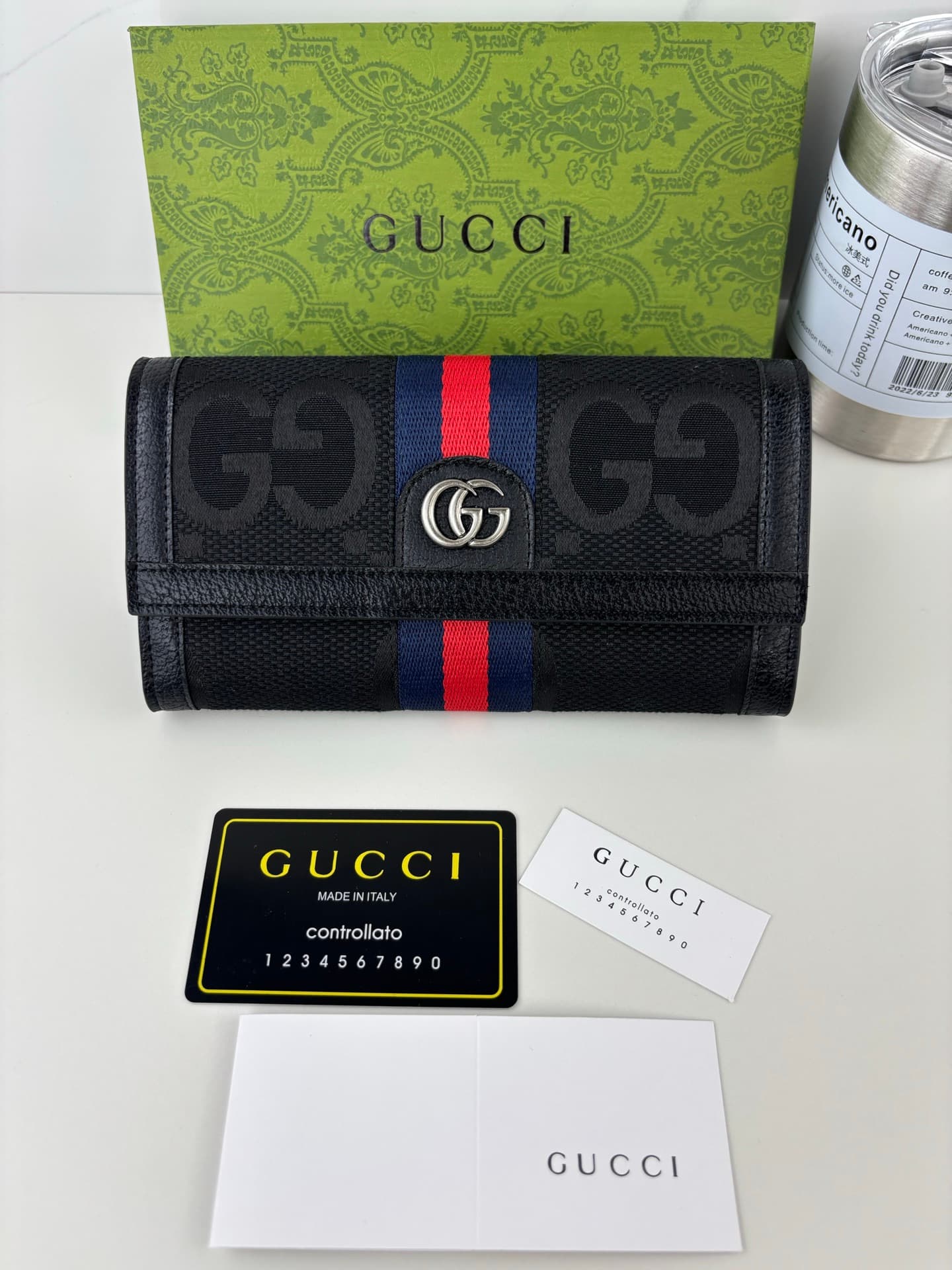 Gucci Black Wallet 523153