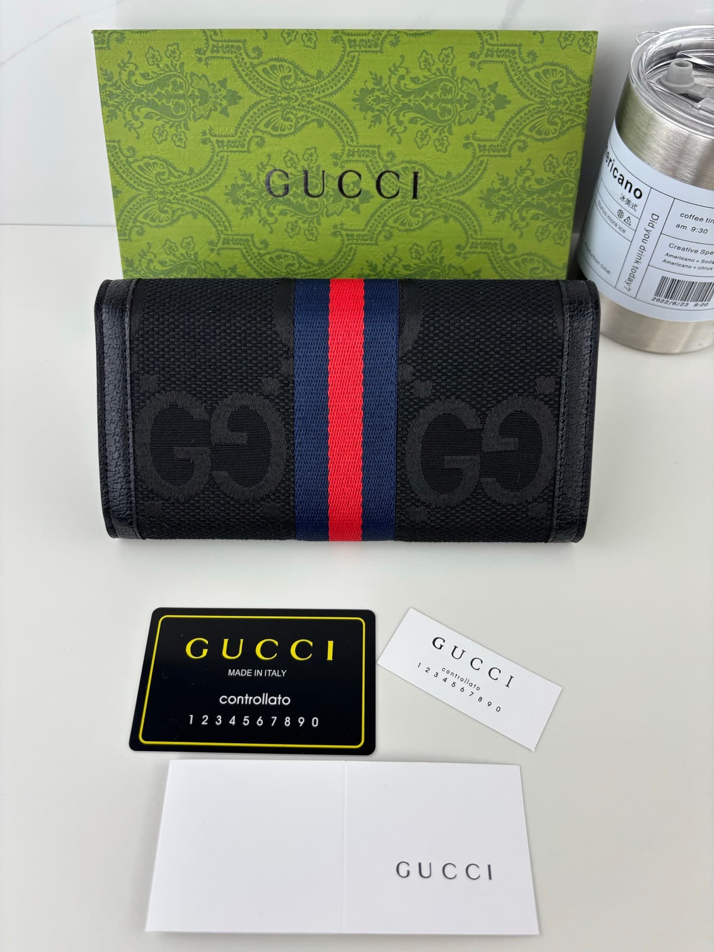 Gucci Black Wallet 523153