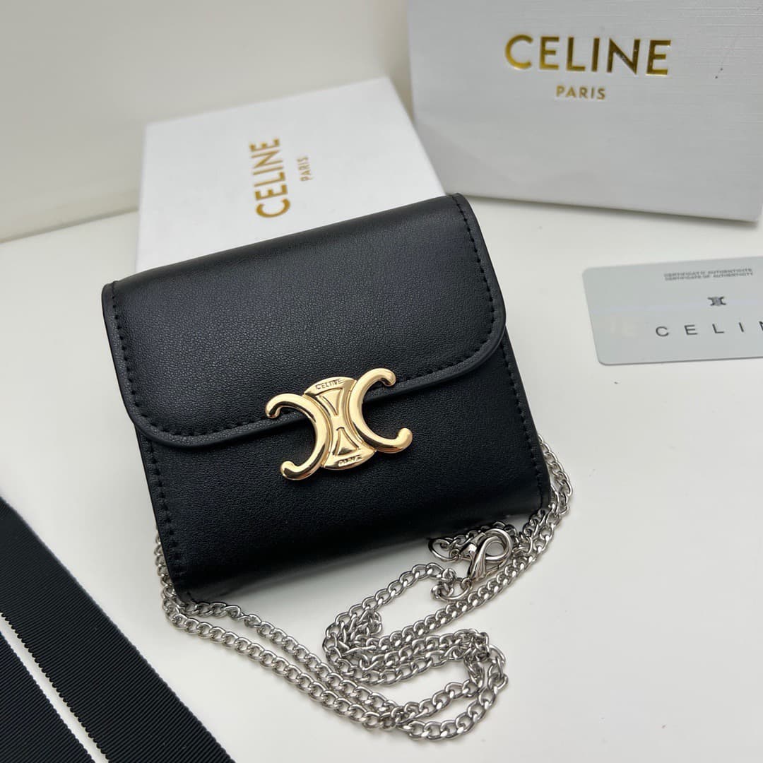 Celine Black Wallet
