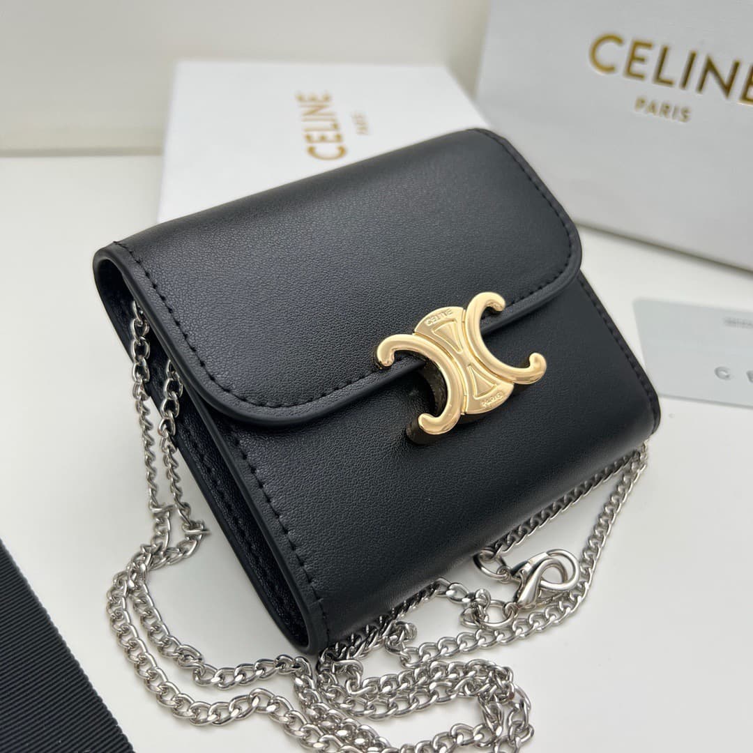 Celine Black Wallet