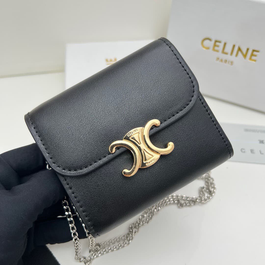 Celine Black Wallet