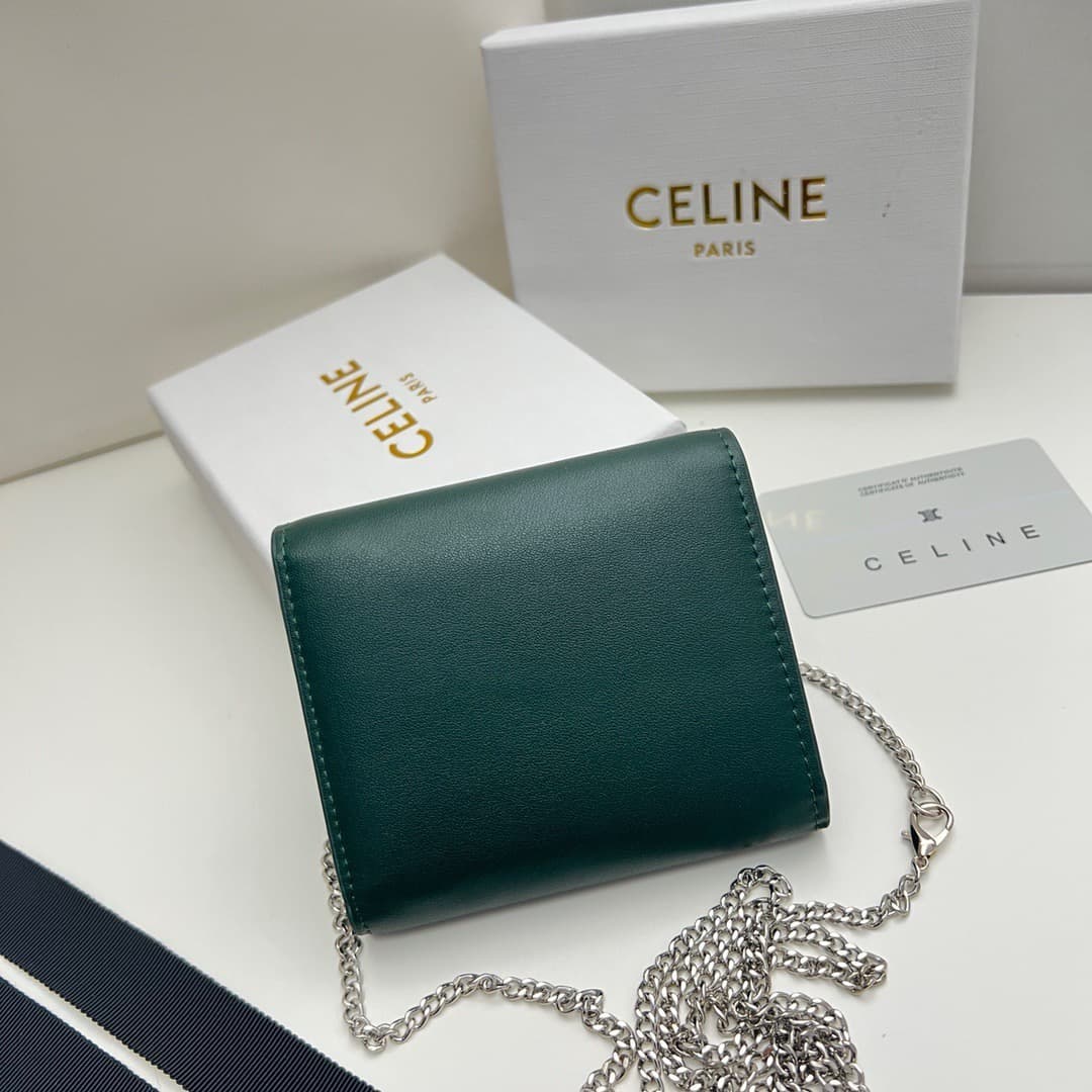 Celine Green Wallet