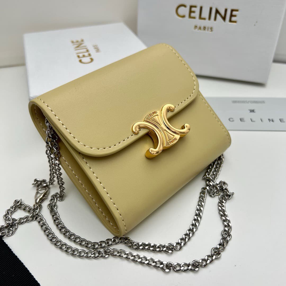 Celine Yellow Wallet