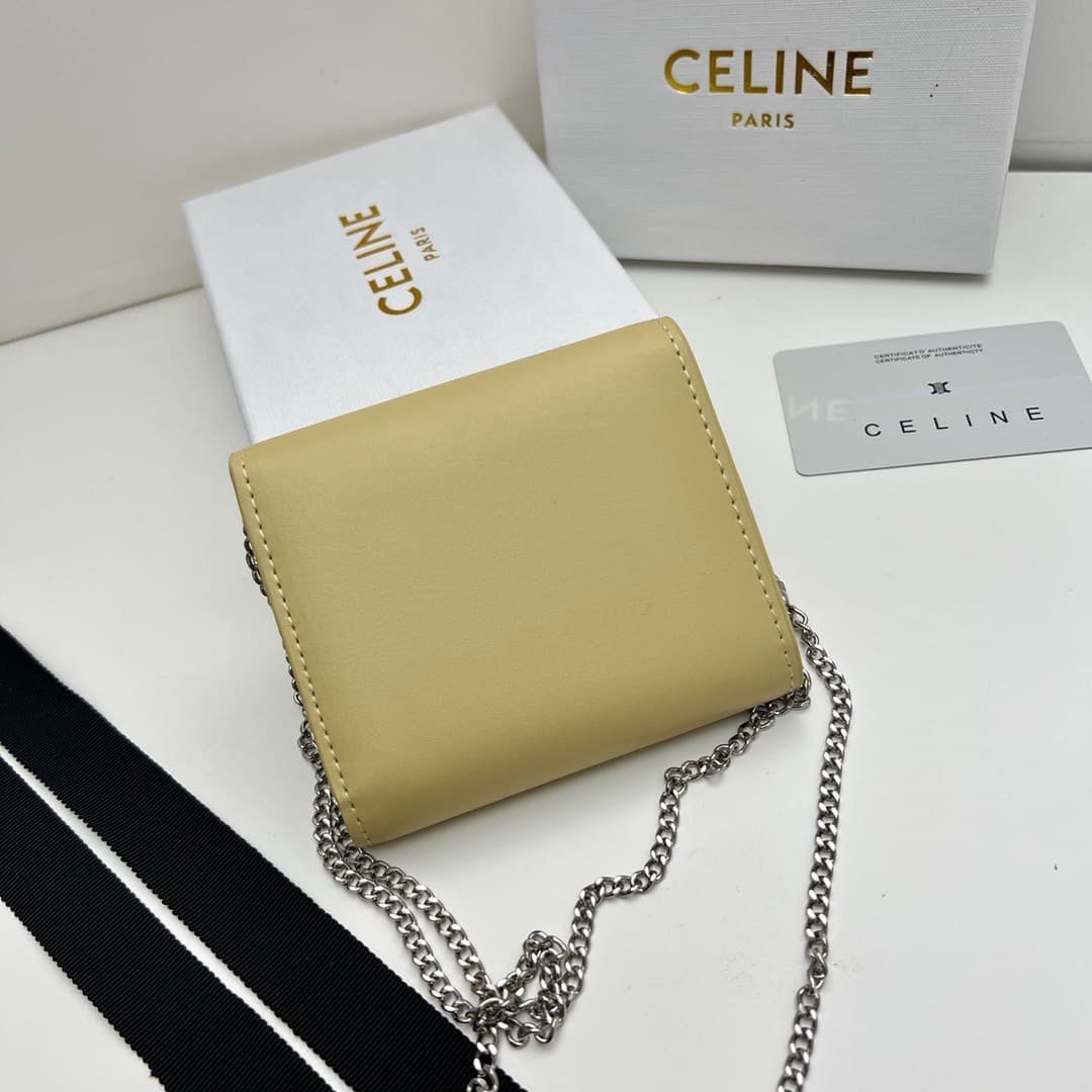 Celine Yellow Wallet