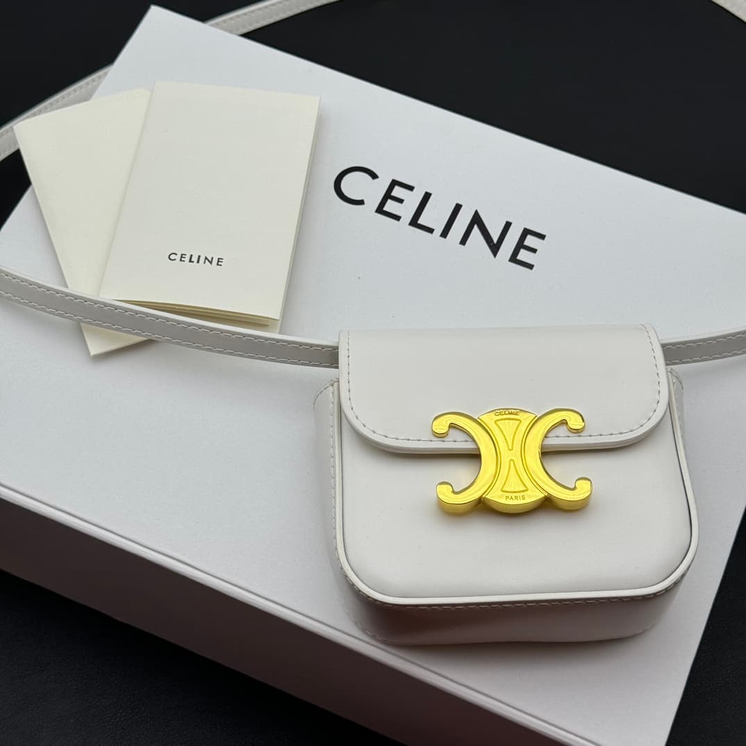 Celine White Mini Crossbody Bag 101513