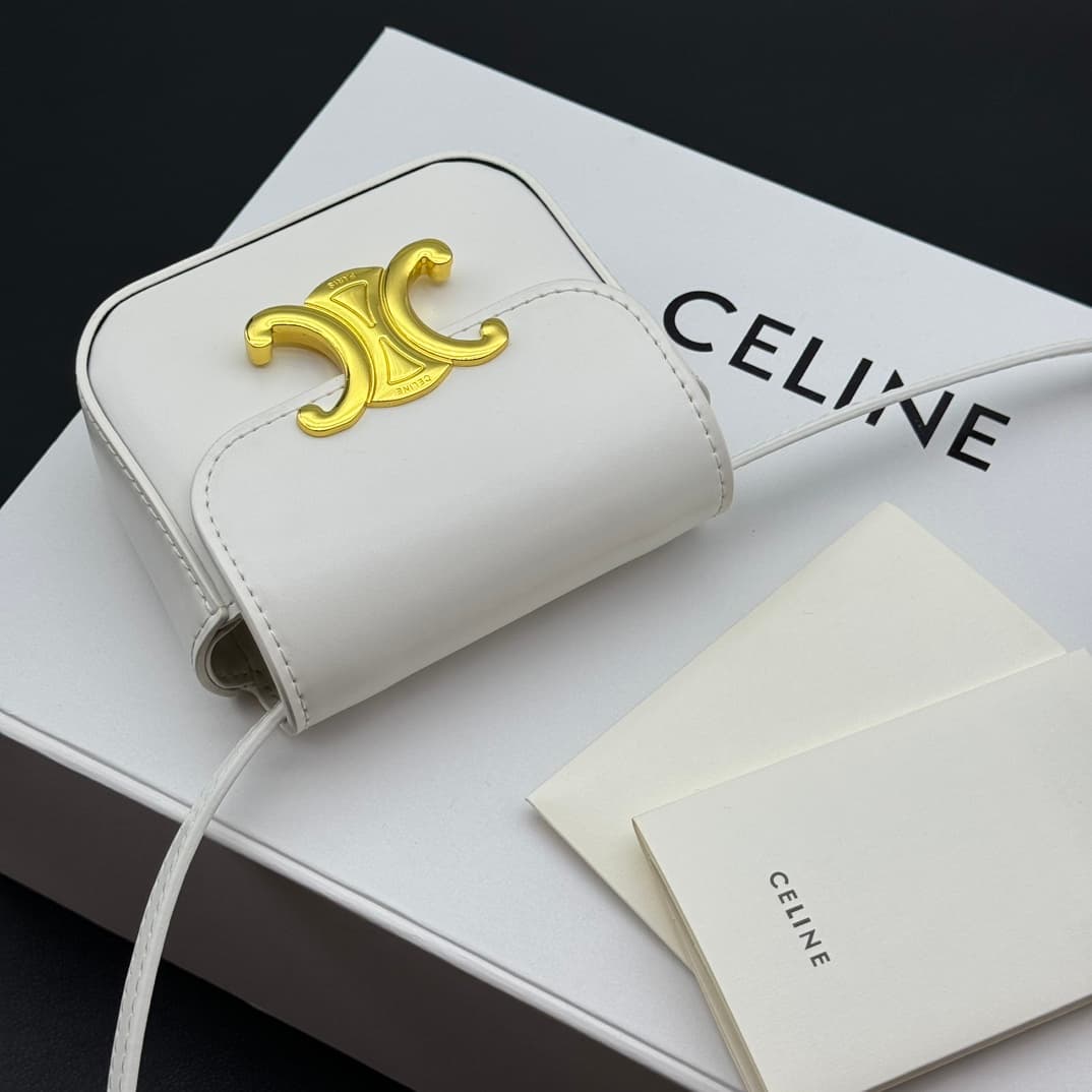 Celine White Mini Crossbody Bag 101513