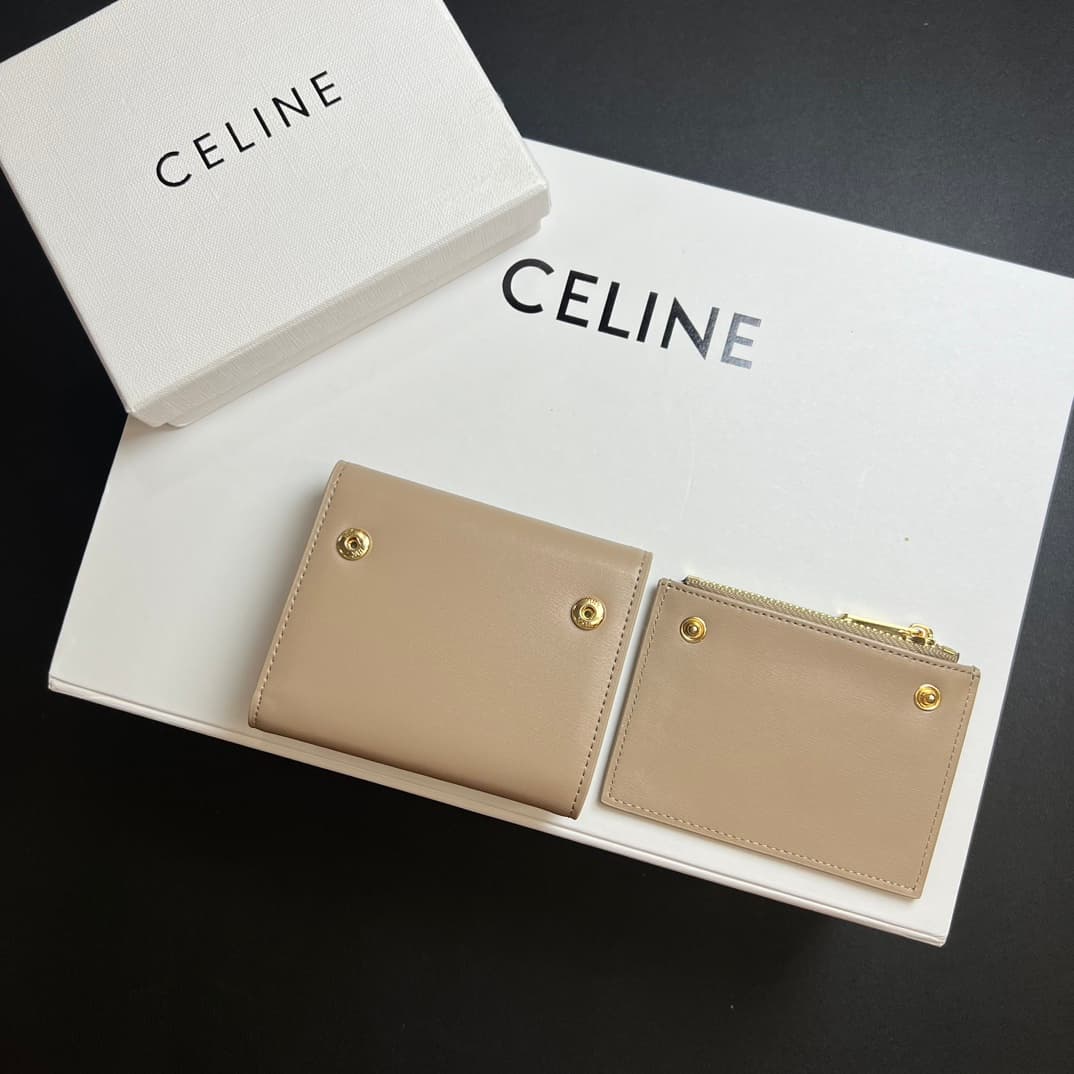 Celine Grey Wallet 10l653DS3