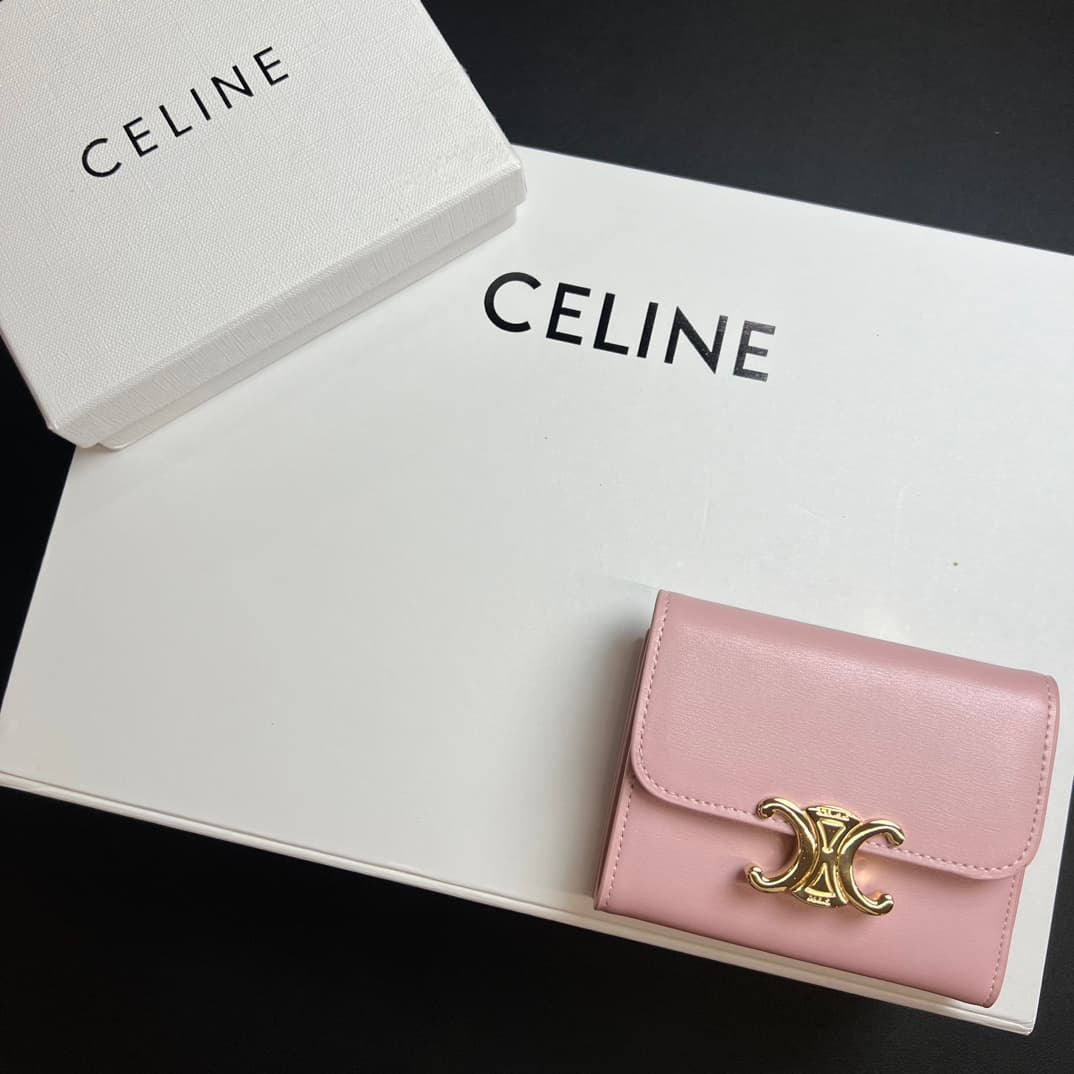 Celine Pink Wallet 10l653DS3
